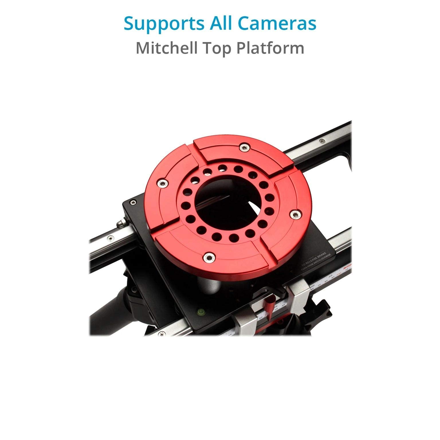 Proaim Flyking 4Ft Precision Camera Slider (Mitchell Mount) With 360 Pan & Shock Absorber Soft Stop End. Compatible With Mitchel