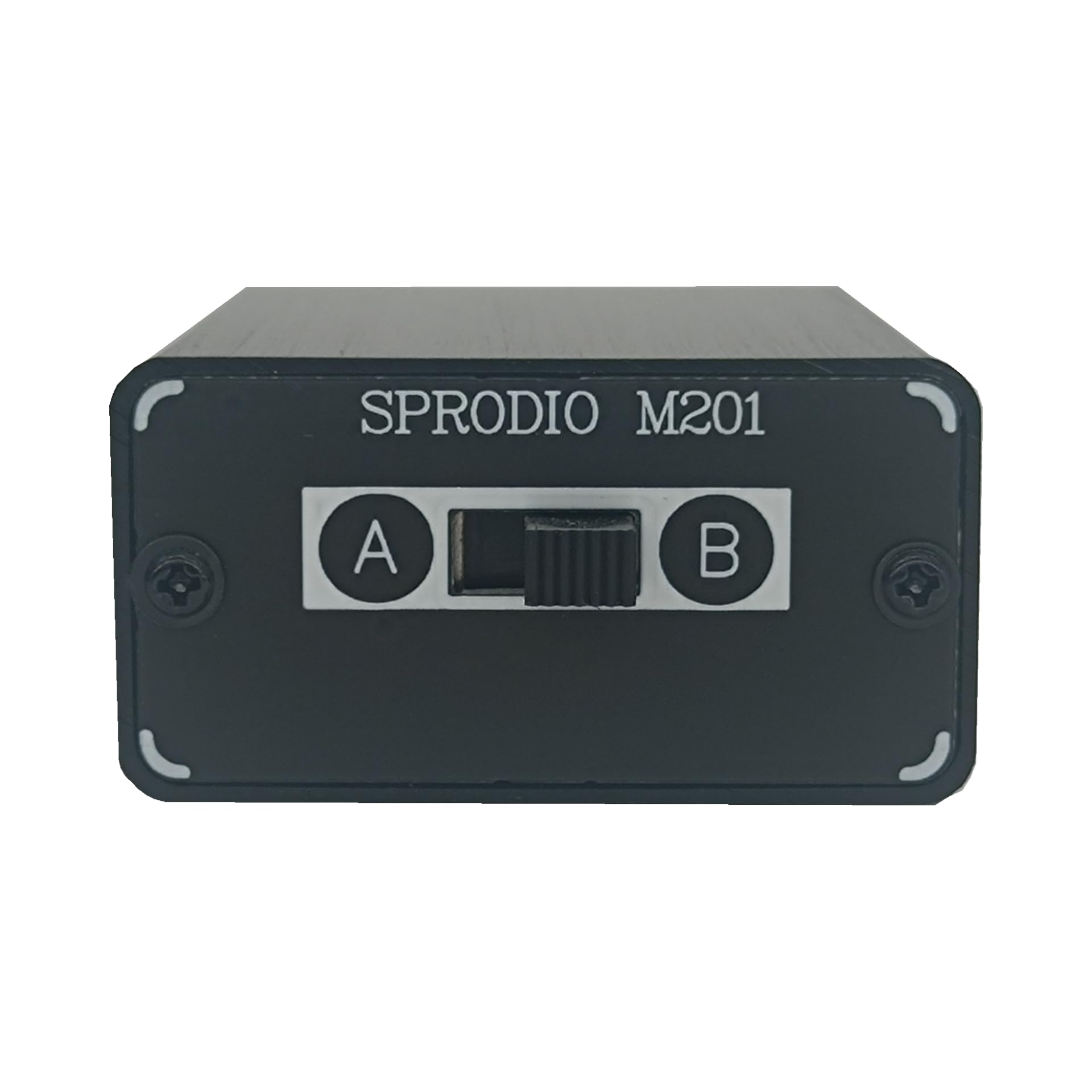 2 Way in-line 3.5mm Audio Switch Box A/B Selector Switcher Compatible with 1/8 Microphone TRRS -M201