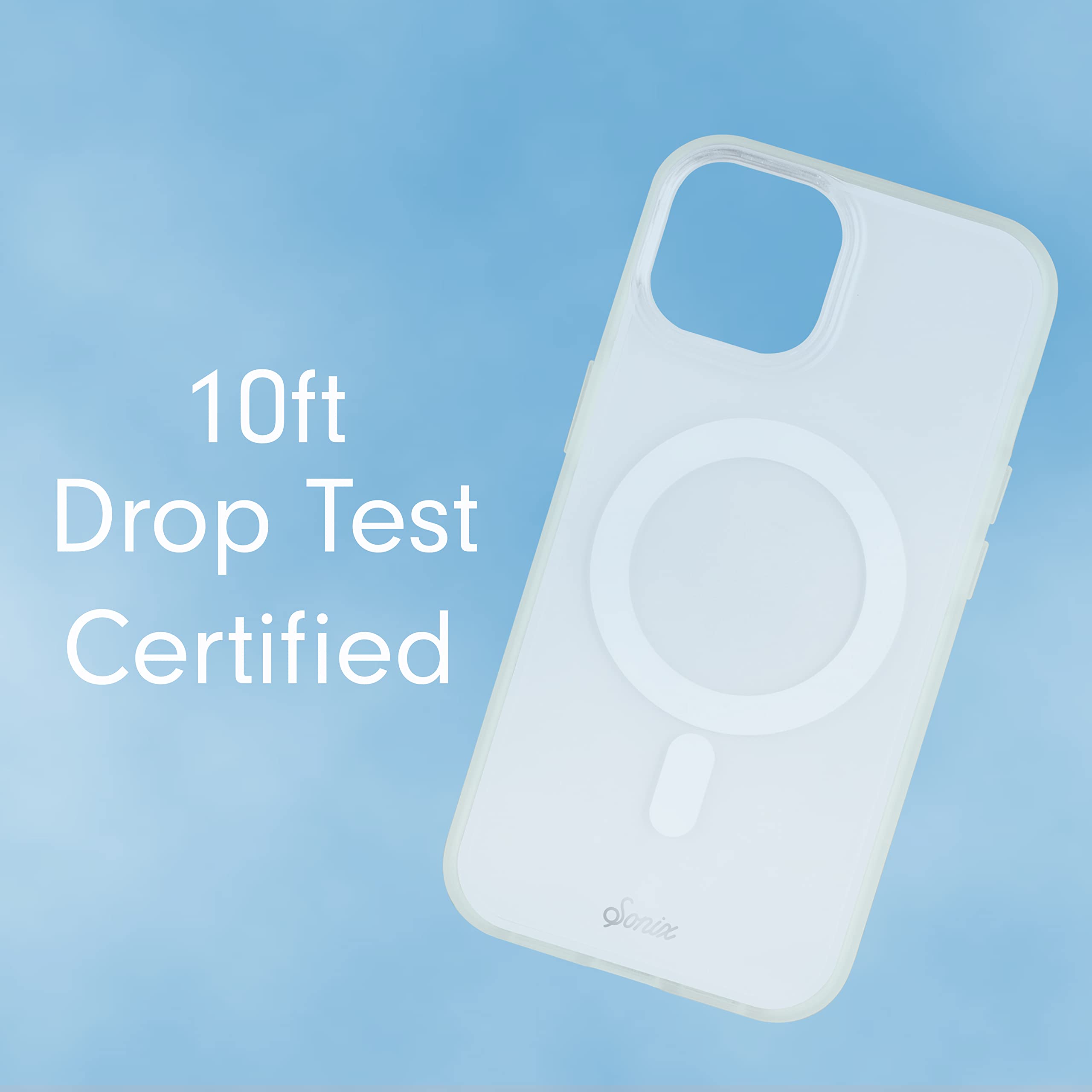 Sonix Glow In The Dark Case For Iphone 14 Pro | Compatible With Magsafe | 10Ft Drop Tested | Clear Glow