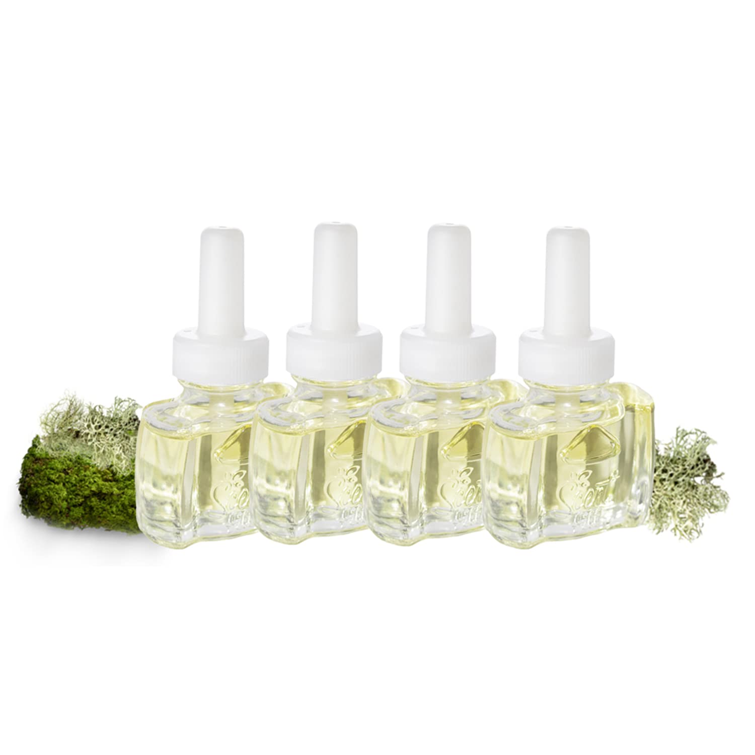 Scent Fill Oakmoss Plug In Air Freshener, 4 Scented Oil Refills