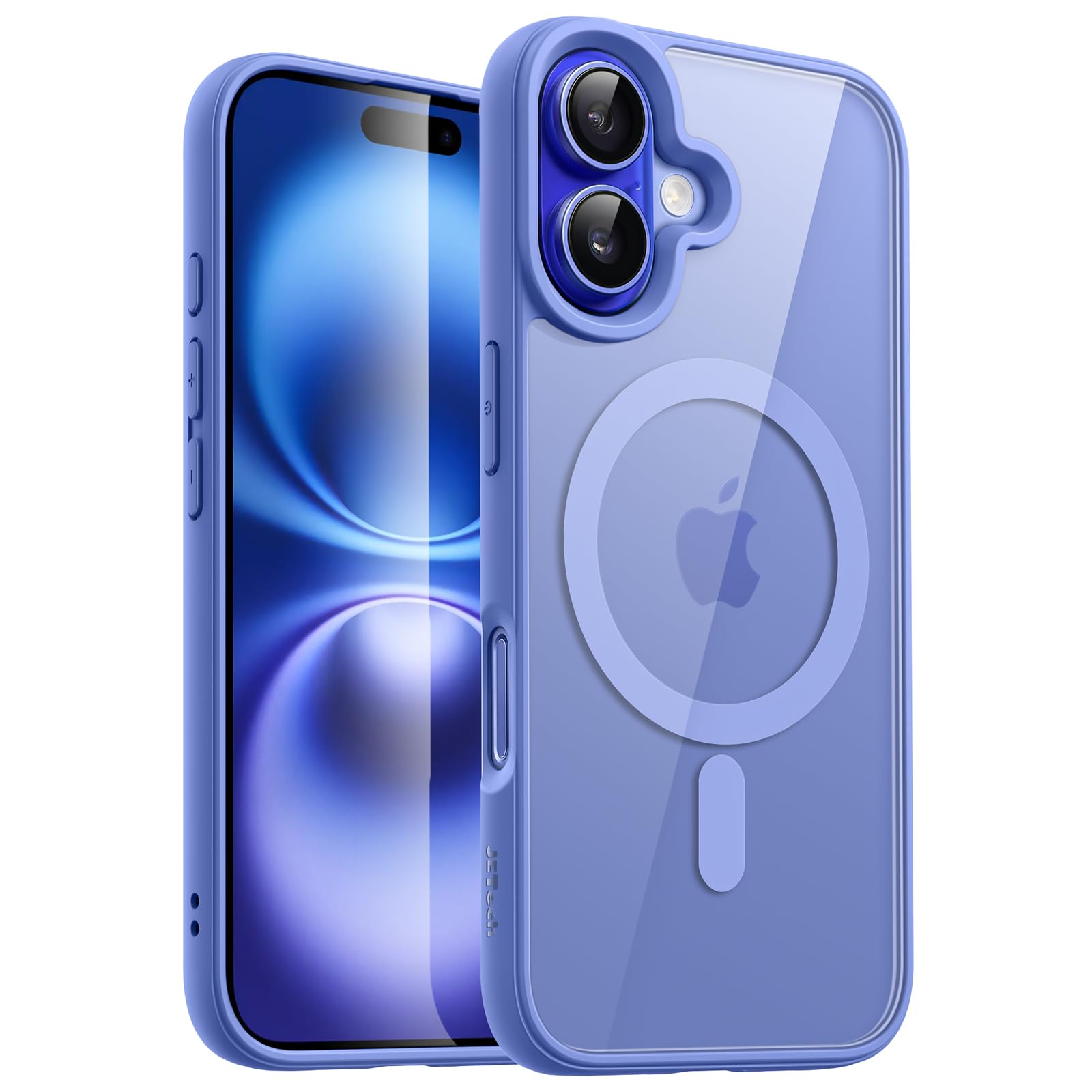 JETech Magnetic Case for iPhone 16 6.1-Inch Compatible with MagSafe, Shockproof Phone Bumper Cover, Solid Color Matte TPU Frame,