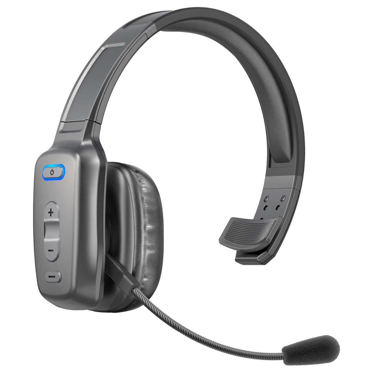 Leayu Bluetooth Headset, Wireless Trucker Headset With Noise Canceling Microphone & Mute Button 60Hrs Truck Driver Headphone For