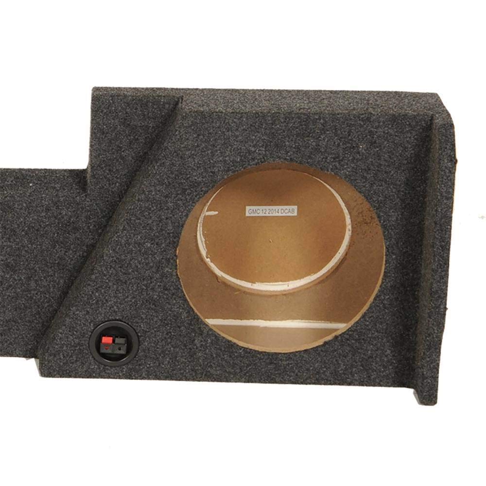 Qpower Gmc/Chevy Double Cab '14 '22 Dual 12'' Empty Woofer Box