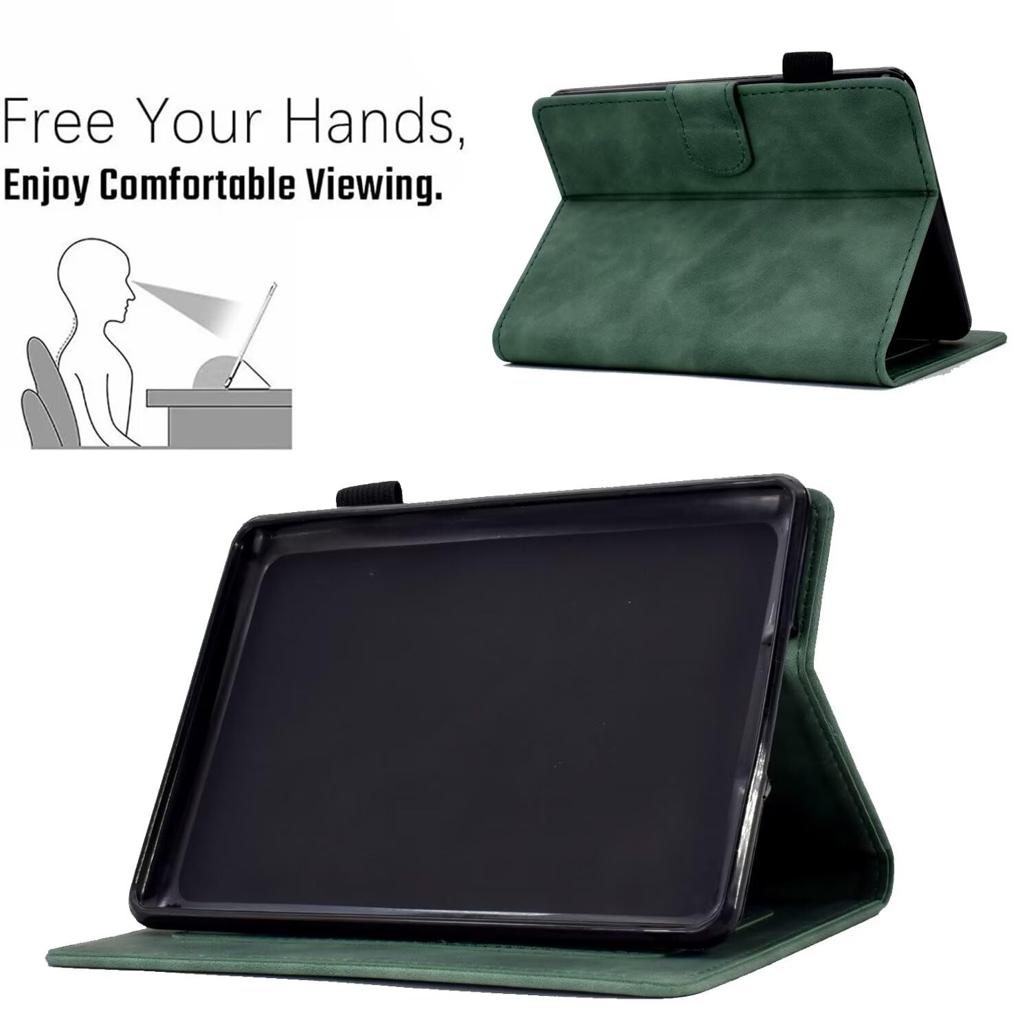 Monsdirect Case For 6'' Kindle Paperwhite 5/6/7/10Th Generation 2012 2018 (Model: Ey21 / Dp75Sdi / Pq94Wif), Suede Leather Prote