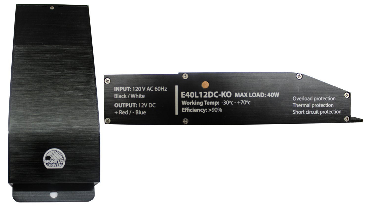 12V Magnitude Electronic 40W Dimmable Transformer 12Vdc (Magnitude E40L12Dc Ko)