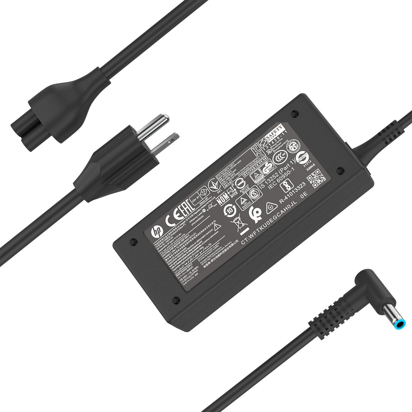 45W 19.5V 2.31A L25296 002 Laptop Charger Fit For Hp 741727 001 213349 009 740015 001 L25296 001/003 740015 002 Hp Pavilion 13 1