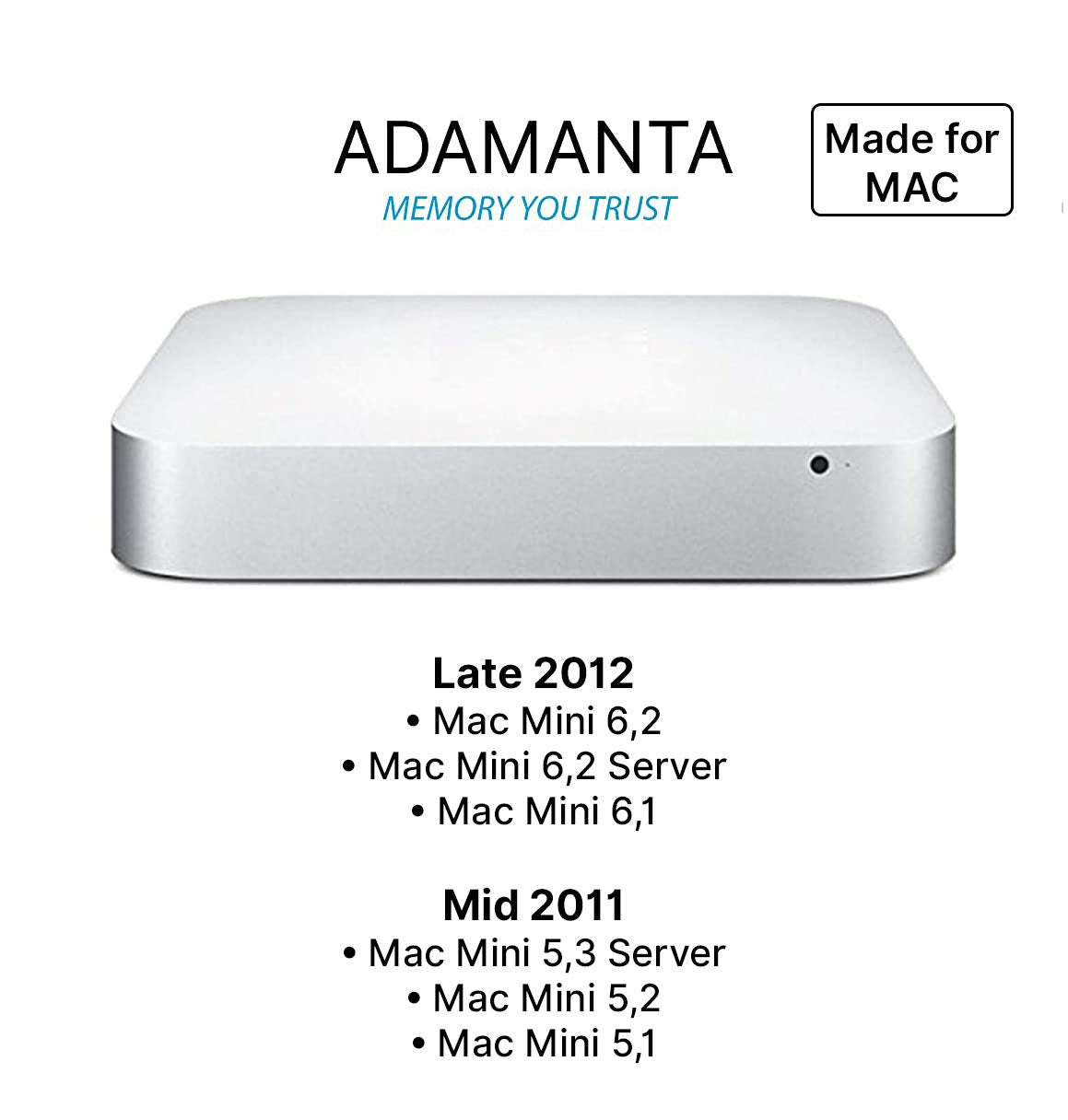 Adamanta 16Gb (2X8Gb) Apple Memory Upgrade Ddr3L 1600Mhz Sodimm Compatible For Imac (Mid 2011, Late 2012, Early/Late 2013, Late