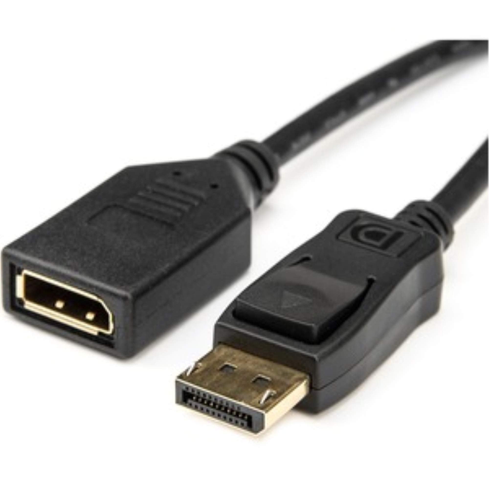 Rocstor Premium 6 ft DisplayPort Video Extension Cable - M/F - DisplayPort Male Video - DisplayPort Female Video - Black - Displ