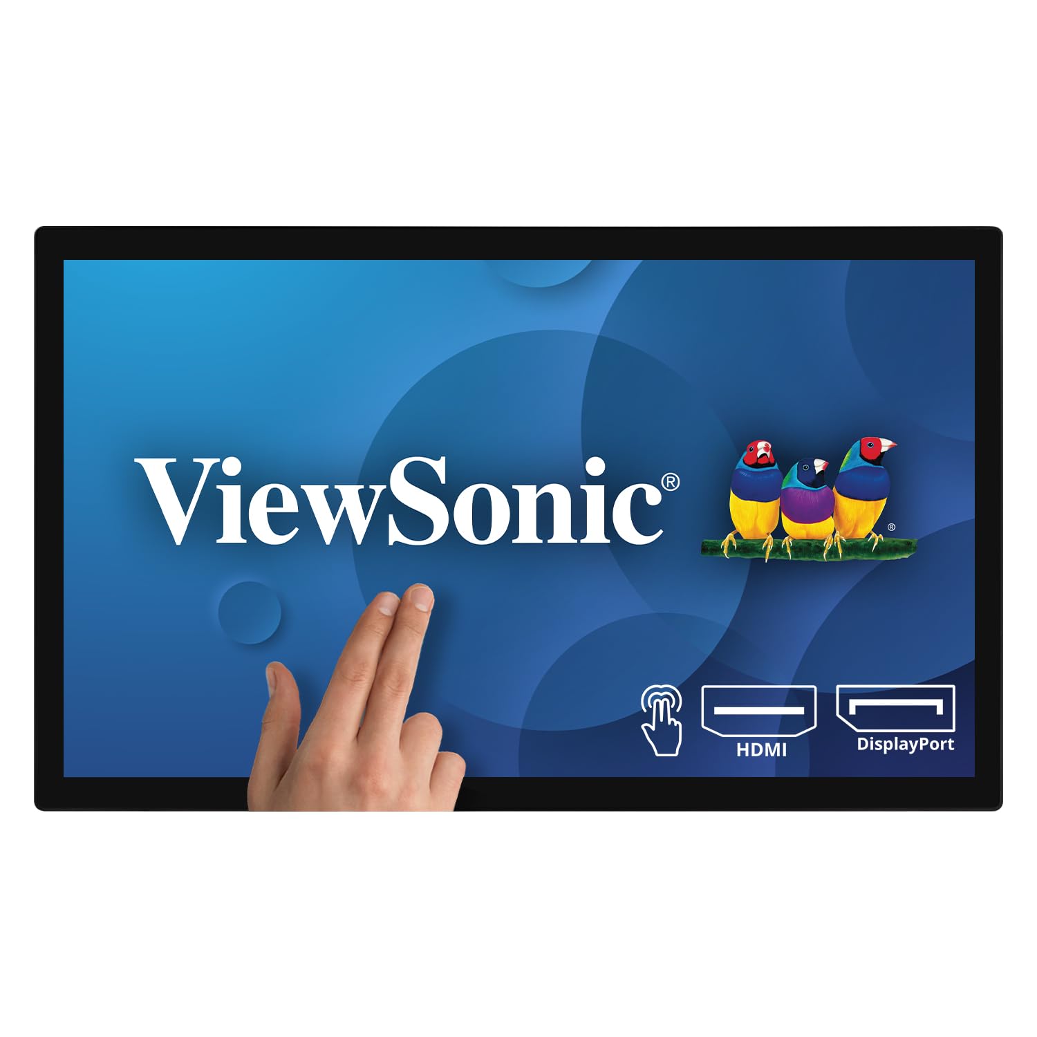 32'' 1080P Open Frame Mntr|32 Open Frame 10Point Touch Monitor With 24/7 Operation And Hdmi, Displayport And Rs232,1920X1080 Res