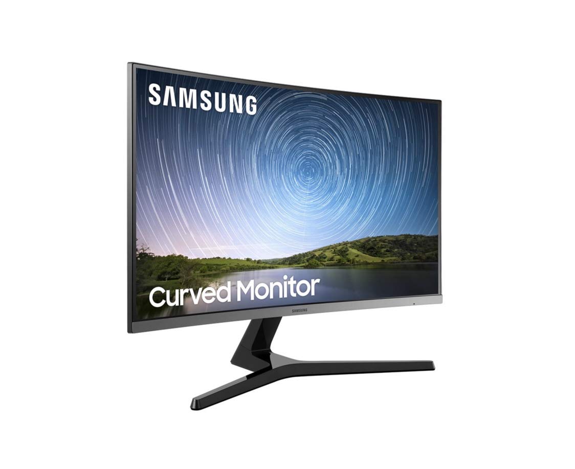 SAMSUNG 32" Curved Full HD Monitor - 60Hz, 4ms Response Time, Model LC32R502FHNXZA, Black