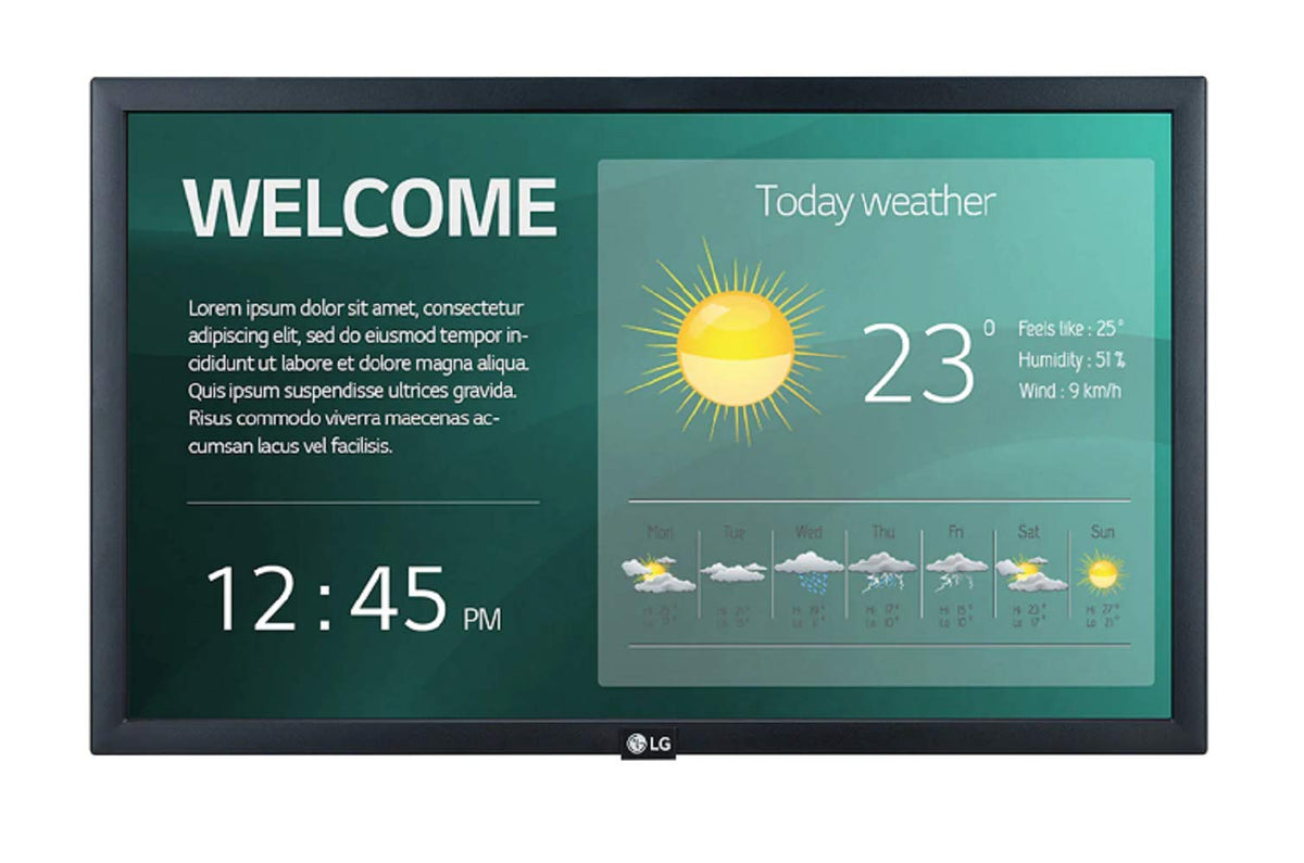 22''Ips Edge 1920 X 1080 Monitr|Lg 22'' Ips Edge Led, 16:9 Aspect Ratio, 60Hz Refresh Rate, 250 Cd/M2, 1,000:1 Contrast Ratio, 1