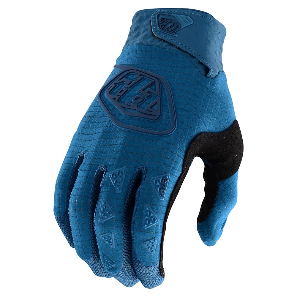 Troy Lee Designs Motocross Motorcycle Dirt Bike Racing Mountain Bicycle Riding Gloves, Air Glove (Slate Blue, Large)