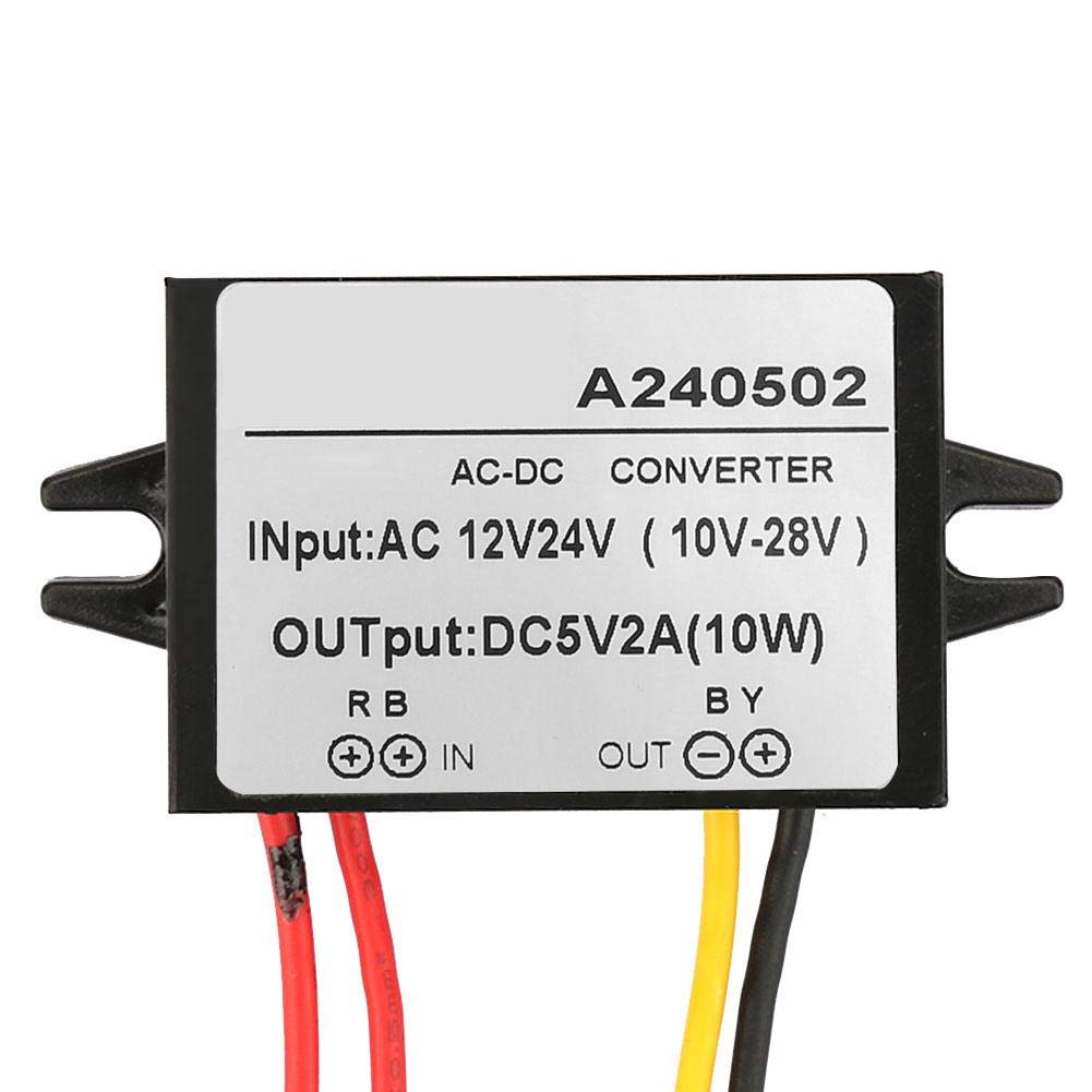 Voltage Power Ac 12V 24V To Dc 5V Voltage Regulator Power Module For Car Step Down Converter (2A)