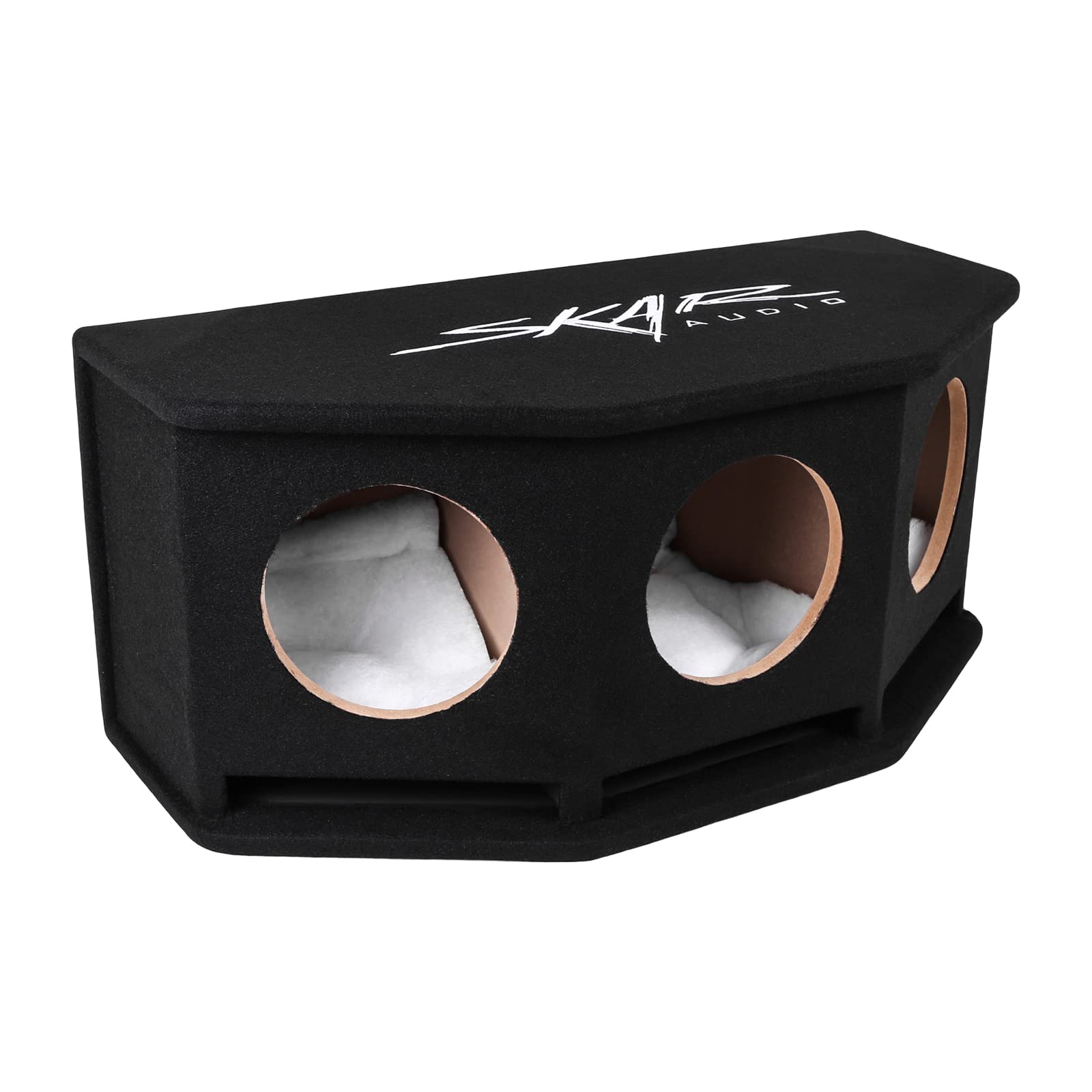 Skar Audio SK3X8V Triple 8 Universal Fit Ported Subwoofer Enclosure with Angled Rear Firing Design