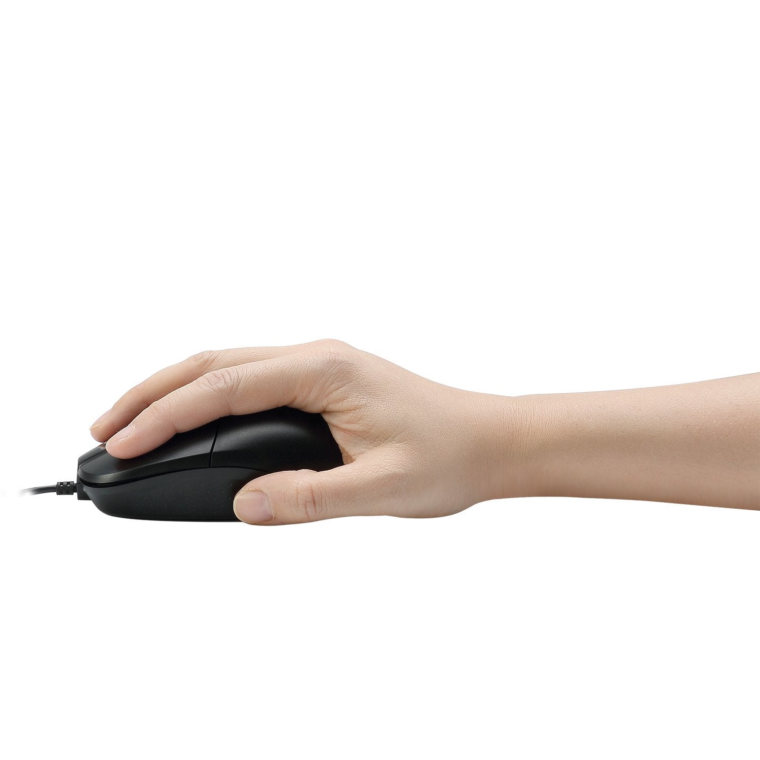 ADESSO iMouse M6C-TAA USB Type-C Full Size Mouse, Black, 1.6" x 2.4" x 4.5", TAA Certified, Plastic