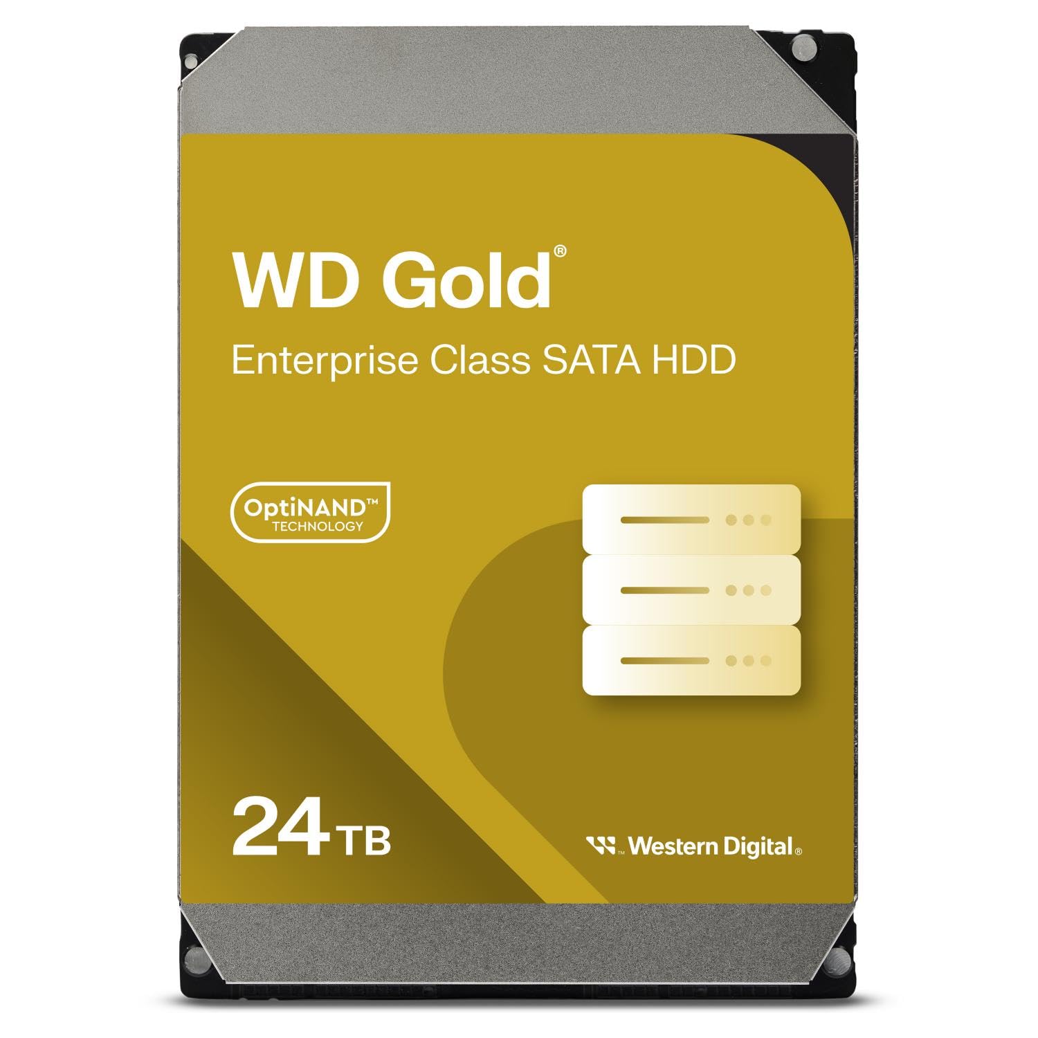 Western Digital 24TB WD Gold Enterprise Class SATA Internal Hard Drive HDD - 7200 RPM, SATA 6 Gb/s, 512 MB Cache, 3.5 - WD241KRY