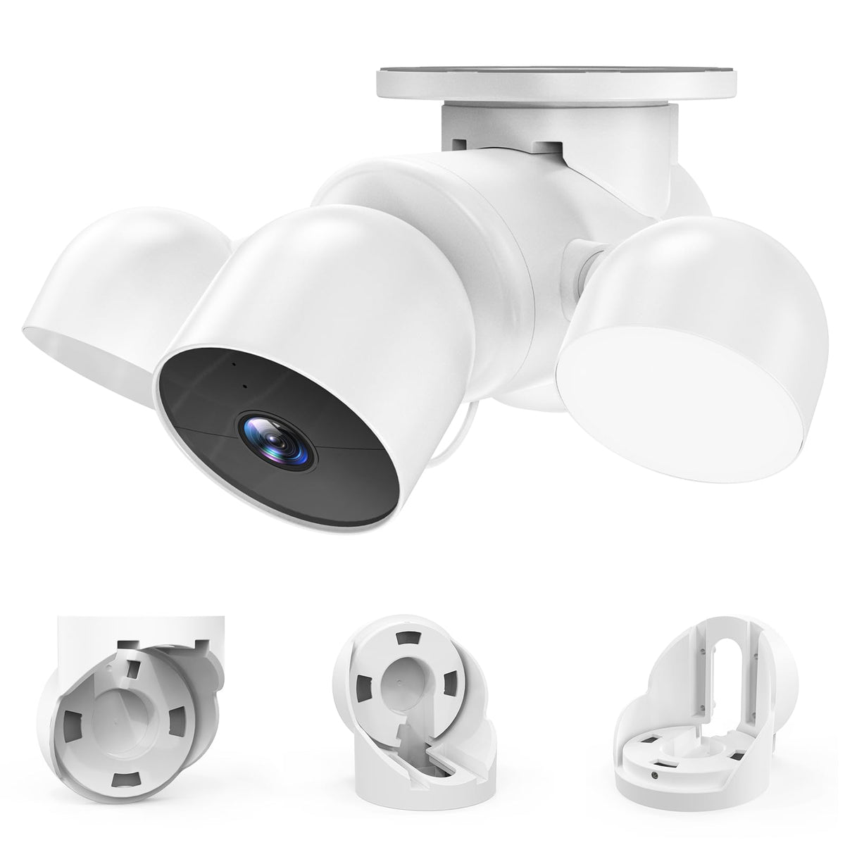 Msaff Eave Mount For Google Nest Cam With Floodlight Outdoor Camera   Abs Stability Protective Case Google Nest Flood Light Came