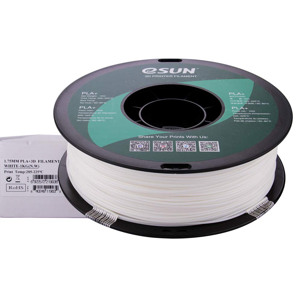 Esun Pla Pro (Pla+) 3D Printer Filament, Dimensional Accuracy +/  0.03Mm, 1Kg Spool, 1.75Mm, Warm White