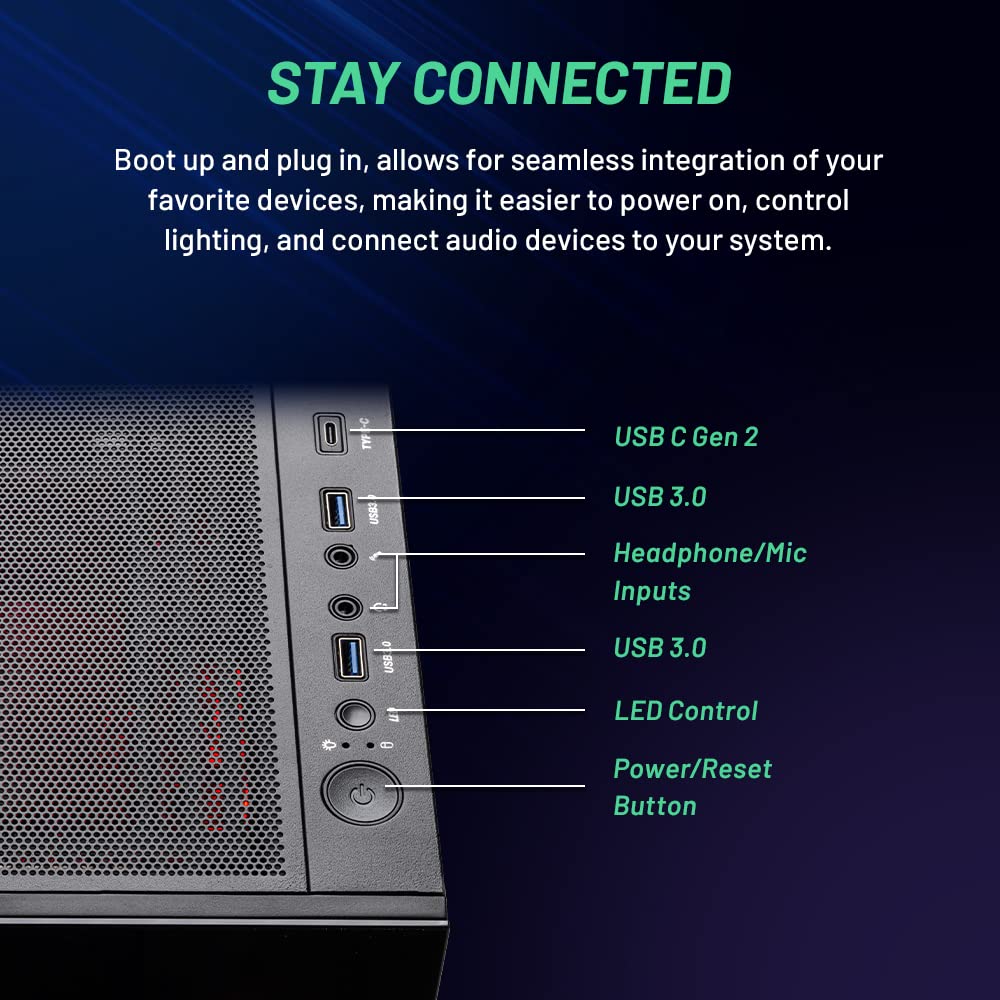 Skytech Gaming Pc Desktop   Intel Core I7 12700F 2.1 Ghz, Nvidia Rtx 4070 Ti, 1Tb Nvme Ssd, 16Gb Ddr4 Ram 3200, 750W Gold Psu, 3