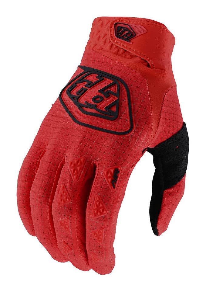 Troy Lee Designs Motocross Motorcycle Dirt Bike Racing Mountain Bicycle Riding Gloves For Girls Boys, Youth Air Glove (Red, X Sm