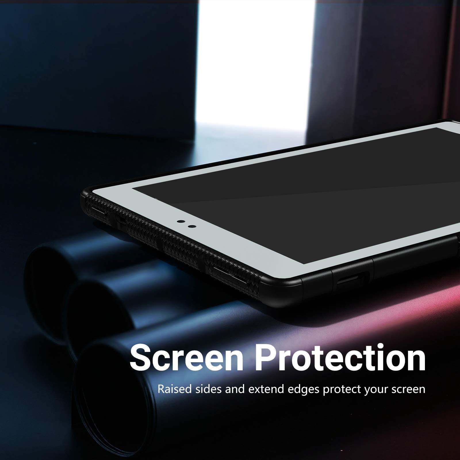 Roiskin Kickstand Case 2 Layer Heavy Duty Shockproof Kids Cover For 2019/2017 Release Tablet 10 & 10 Plus Case 9Th/7Th Generatio