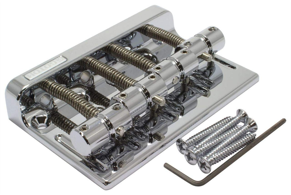 Gotoh 201B 4 Bass Bridge, Chrome