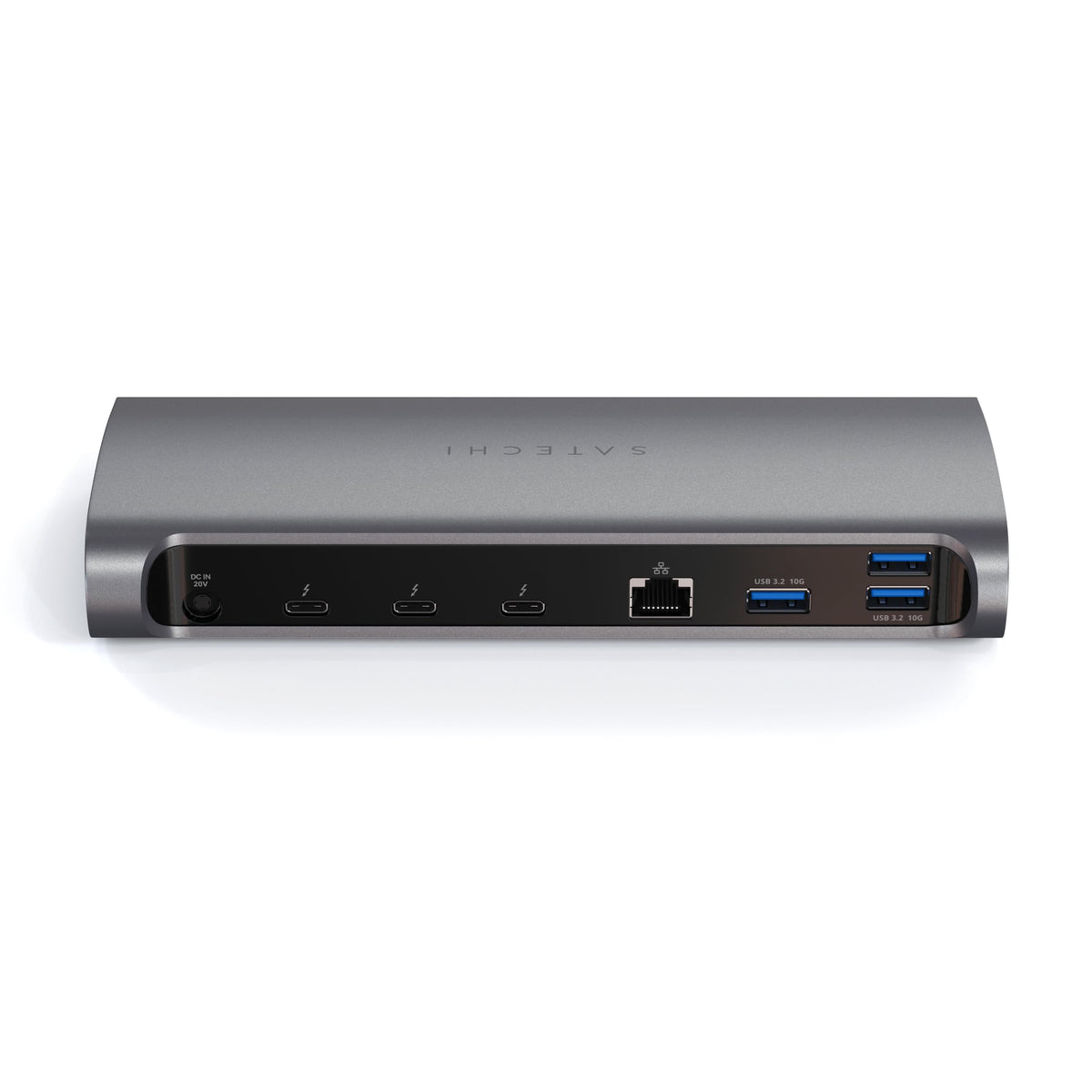 Satechi Thunderbolt 4 Docking Station 12 In 1 Thunderbolt 4 Usb C Hub � 4 Downstream Ports, 96W Pd, 3 Usb A 3.2 Ports, Usb A 2.0 Port, Sd Card Reader, Gbe, Audio Jack   For M2 & M1 Macbook