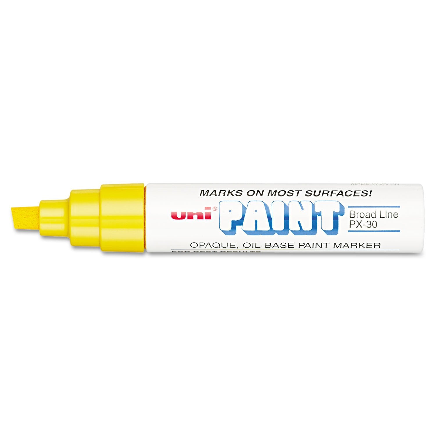 Sanford Uni Paint 63735 Uni Paint Marker Broad Tip Yellow