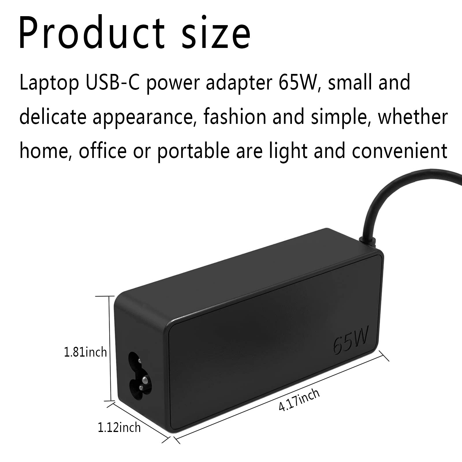 Dzytnsy Usb-C 65W 45W Ac Replacement Charger Compatible With Lenovo Thinkpad T480 T490 T580 Adlx65Ydc2A Adlx65Ylc2D Adlx65Ydc3A