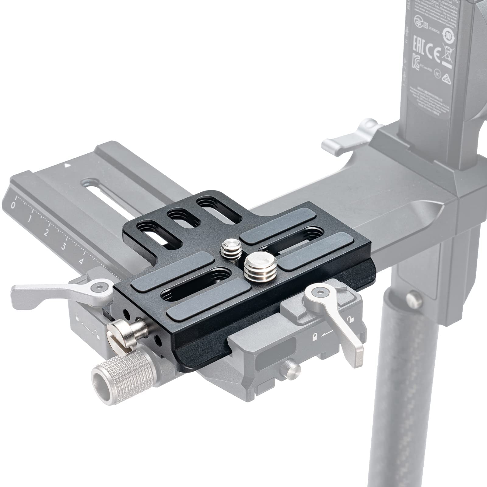 Tilta Extended Quick Release Baseplate Compatible with DJI RS2, RS4, RS5 | Improved Balance for Larger Cameras