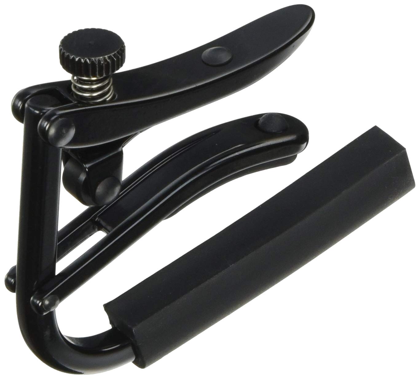 Shubb C1K (Capo Noir) Black Chrome Capo For Steel String Guitars