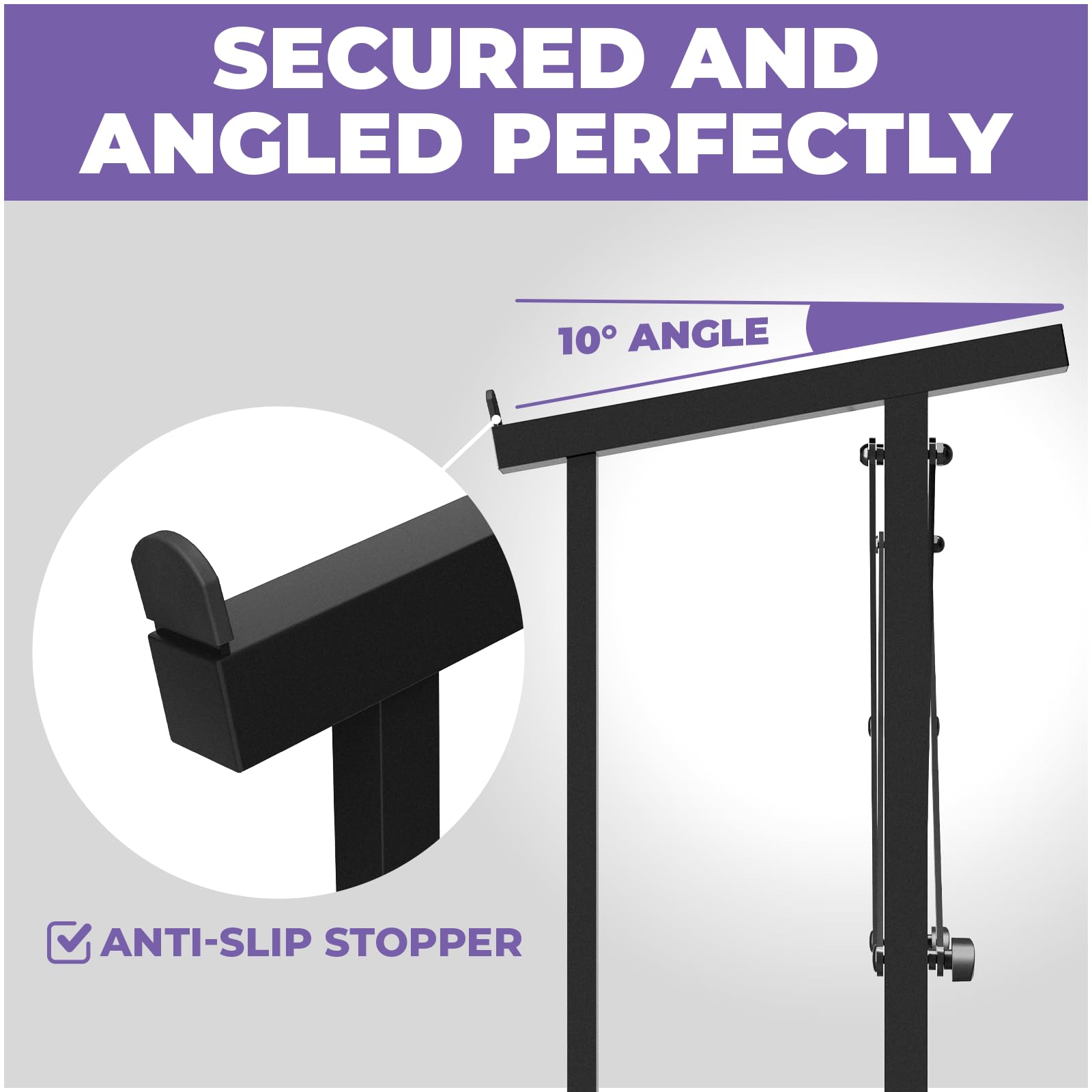 Liquid Stands Portable Audio Mixer Stand - Angled Foldable & Adjustable Studio Music Mixer Synth, Mpc Stand For Drum Machines, D