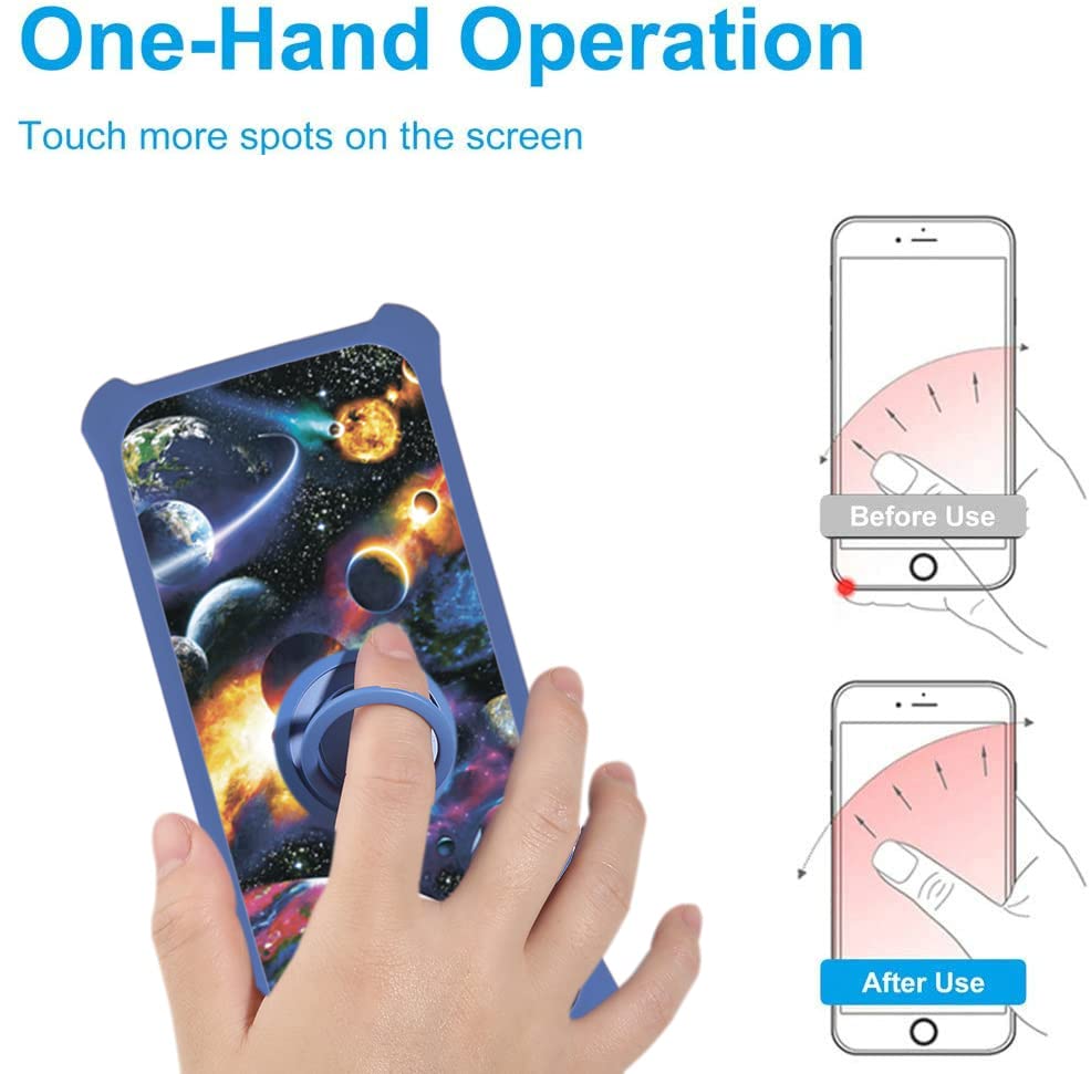 Jioeuinly Jitterbug Smart 3 Case Compatible With Lively Smart Phone Case For Tcl A2X Case A508Dl Cover [With Tempered Glass Scre