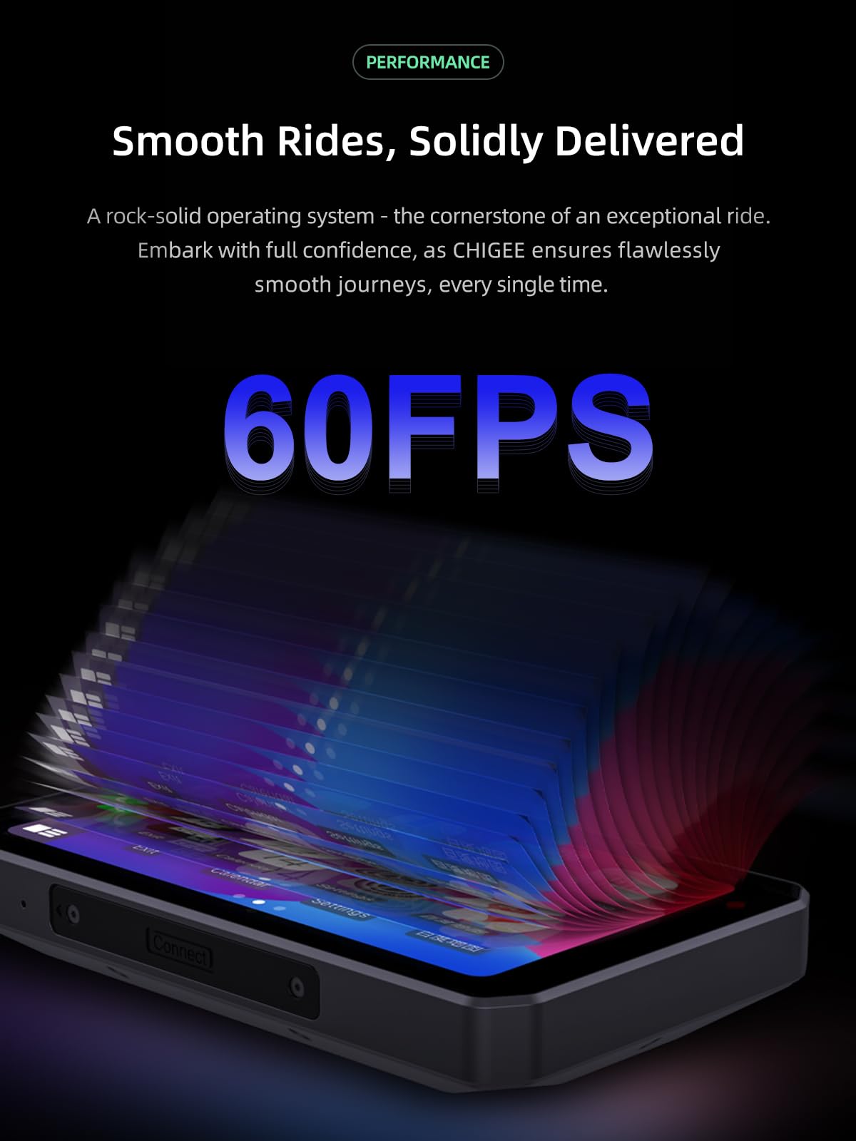 Chigee Aio 5Play Motorcycle Carplay Android Auto Gps Navigation System, 5'' Ips Lcd 60Fps, 5G Wi Fi Bt, Ip68 Waterproof, Support