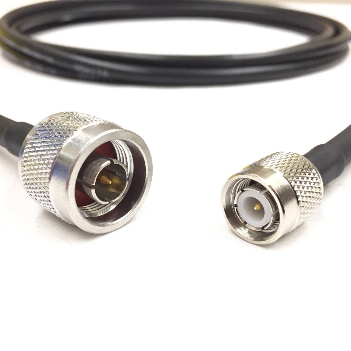 4 Foot N Male To Tnc Male Times Microwave Lmr 240 Ultraflex Antenna 50 Ohm Cable Assembled By Custom Cable Connection