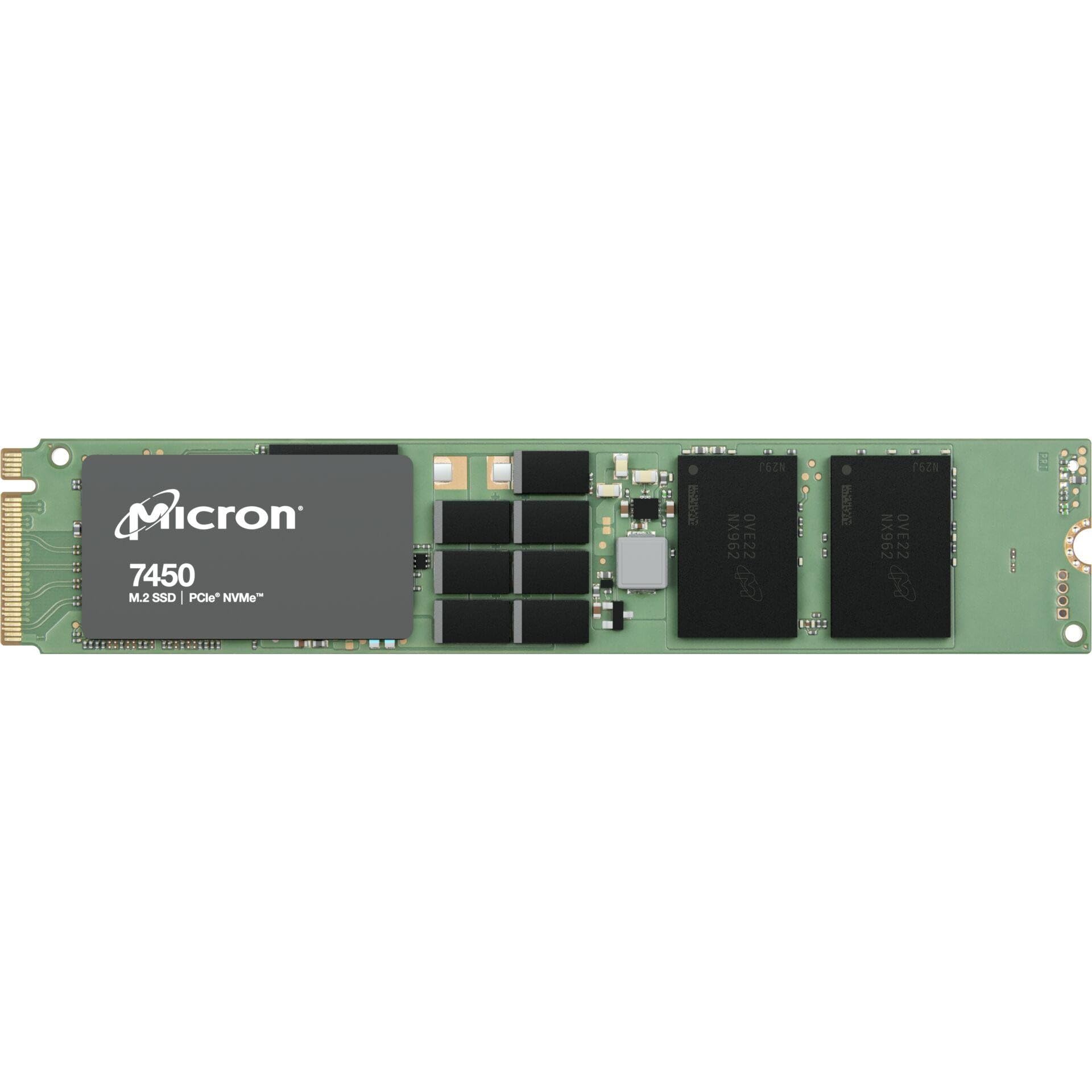 Micron SSD 7450 PRO|1.92TB|M.2|NVMe|3D NAND|Write Speed 2400 MBytes/sec|Read Speed 5000 MBytes/sec|TBW 3650 TB|MTBF 2000000 Hour
