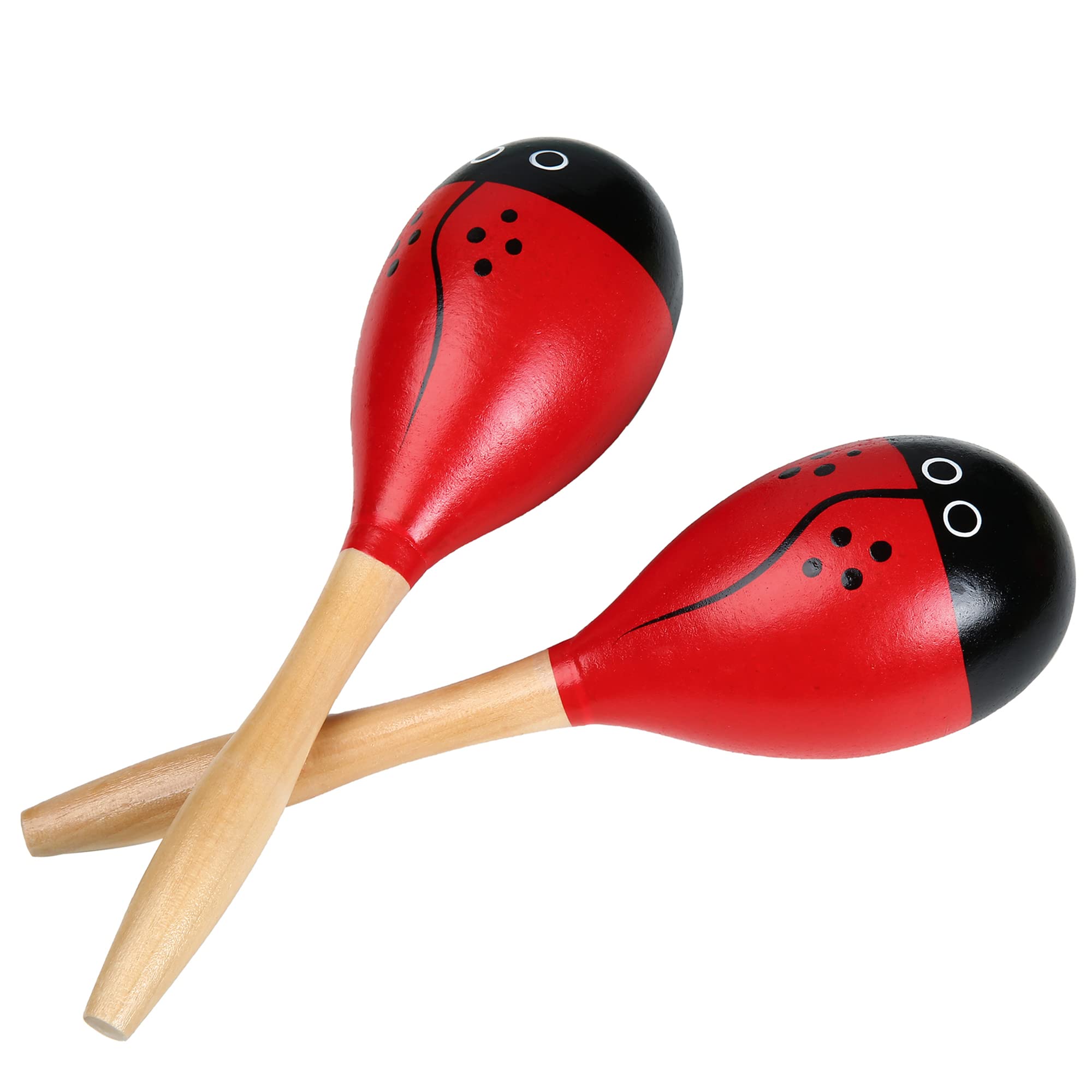 Maracas For Adults Kids Babies, Wooden Maracas Shaker Musical Instrument, Green