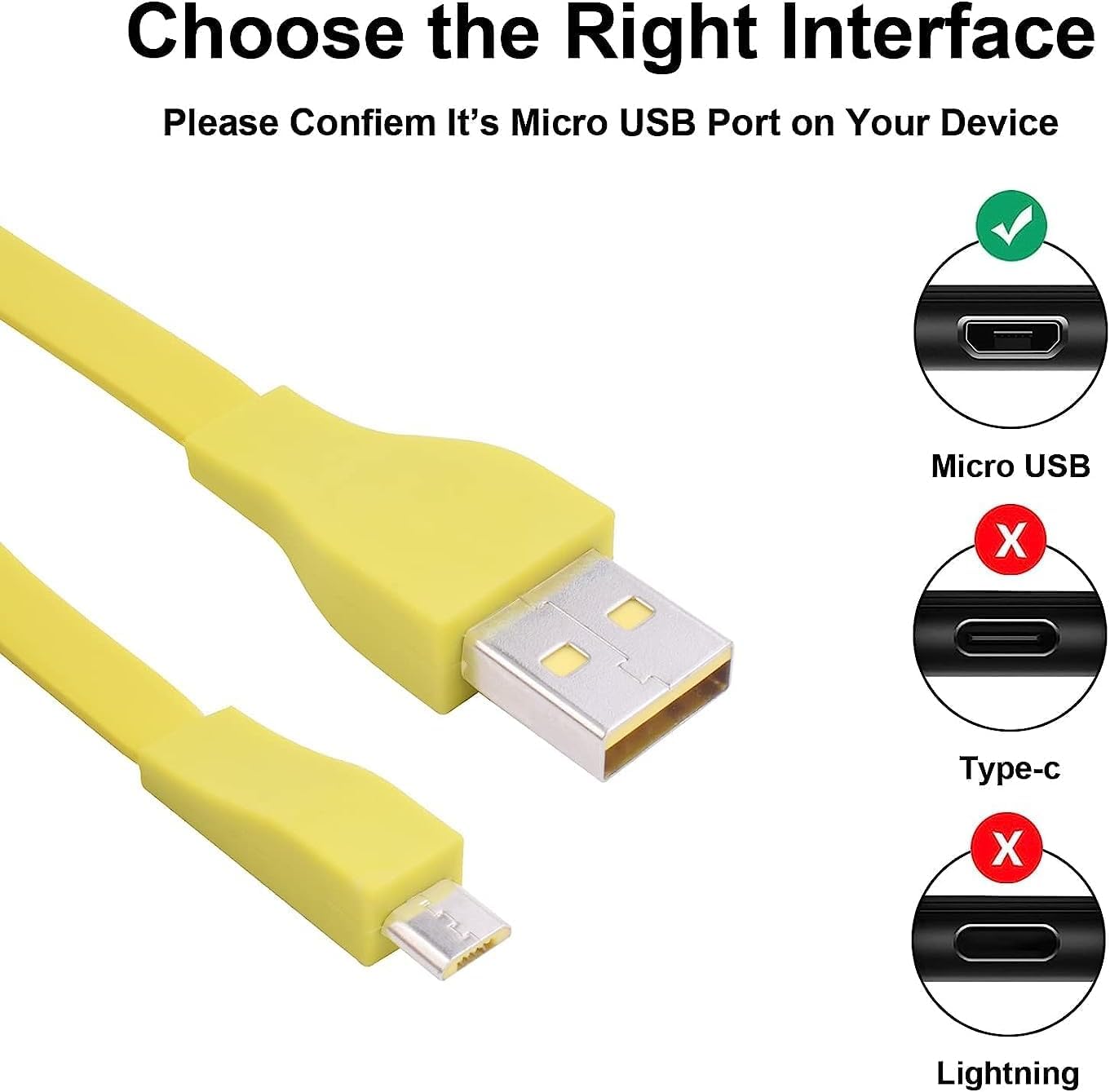 Sqrmekoko Replacement Charging Charger Cable Compatible With Ultimate Ears Ue Boom Megaboom Wireless Speaker Yellow