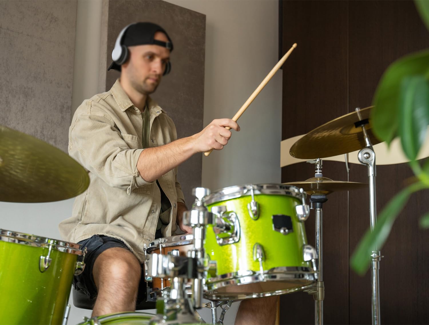 4 Pairs Drum Sticks, 5A Drum Sticks, Oval Wood Tip Drum Stick For Drums, Non Slip Drum Stick For Jazz Drum Electronic Drums Musi