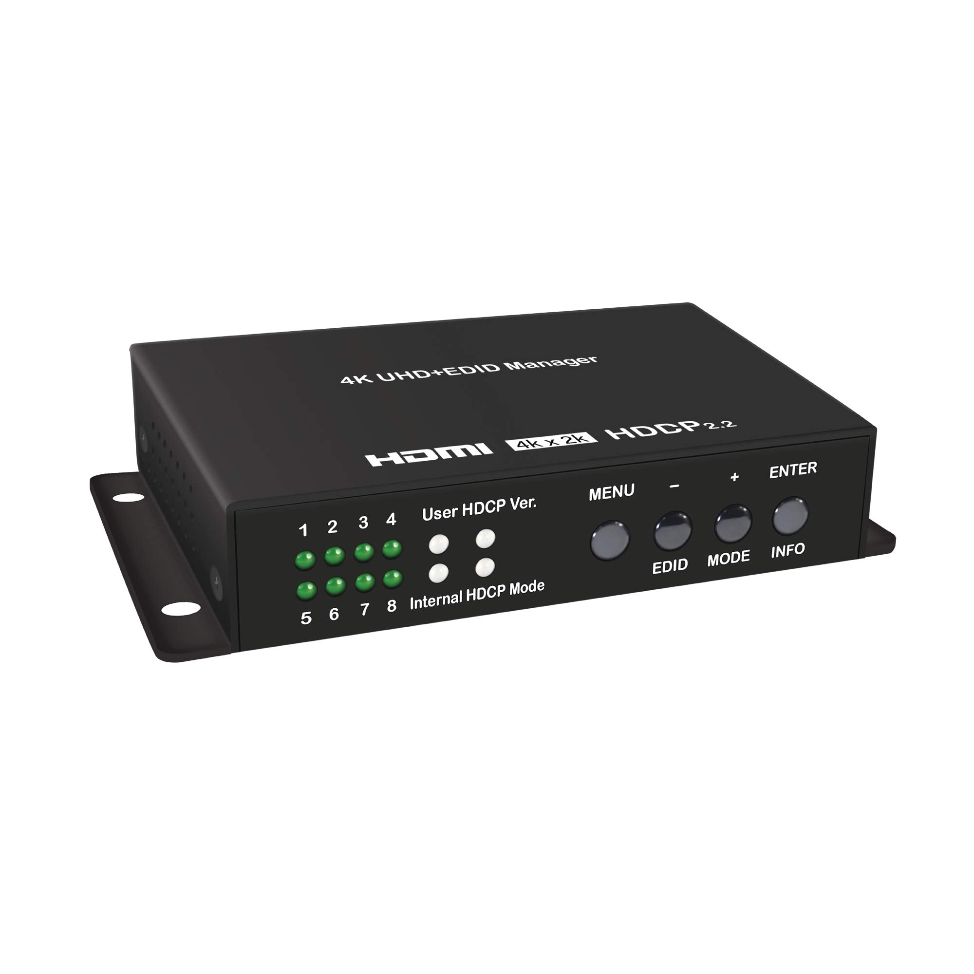 J-Tech Digital EDID Emulator 4K 60Hz 4:4:4 18Gbps w/4 EDID Functions: Read, Write, Emulation and Bypass; Supports OSD Manual, HD