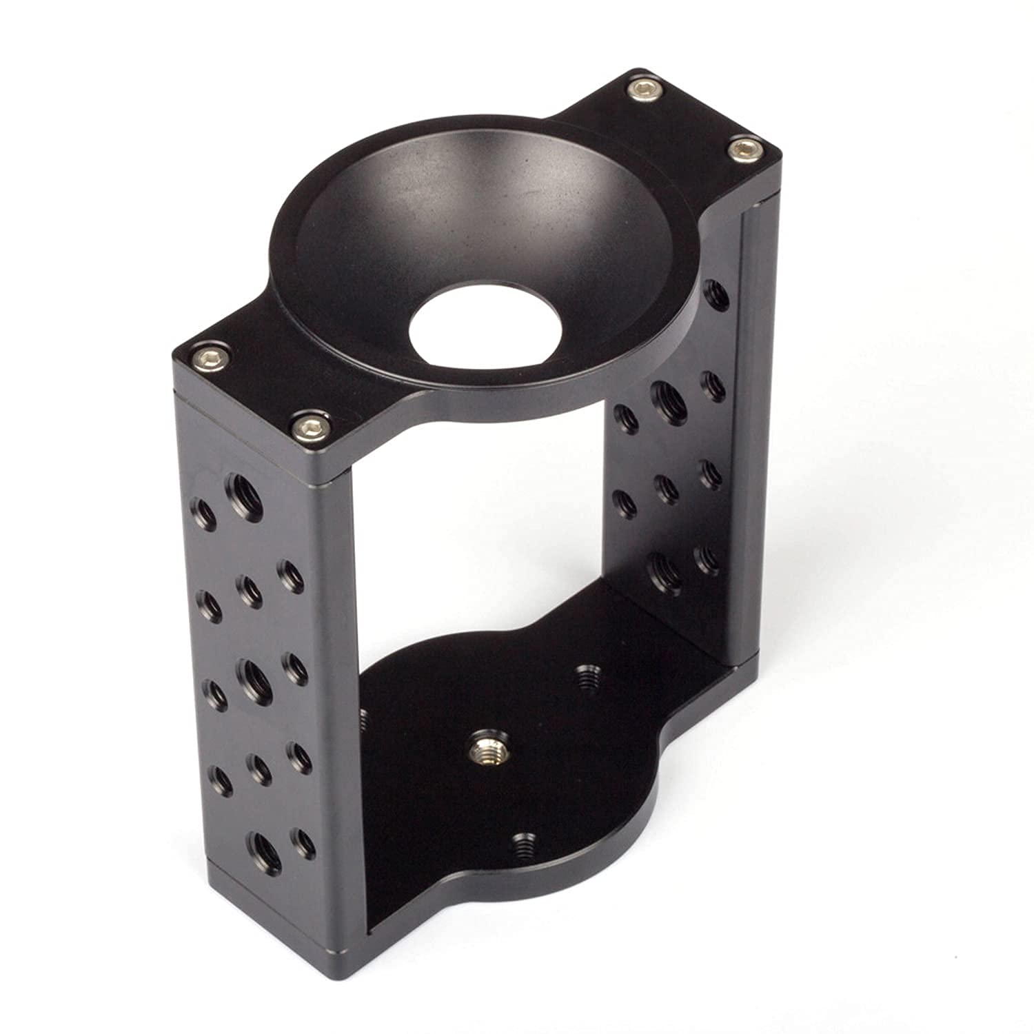 Xinying 65Mm75Mm Tripod Head Bowl Riser,Aluminium Half Ball Flat To Bowl Adapter Converter Riser For Manfrotto Video Camera Trip