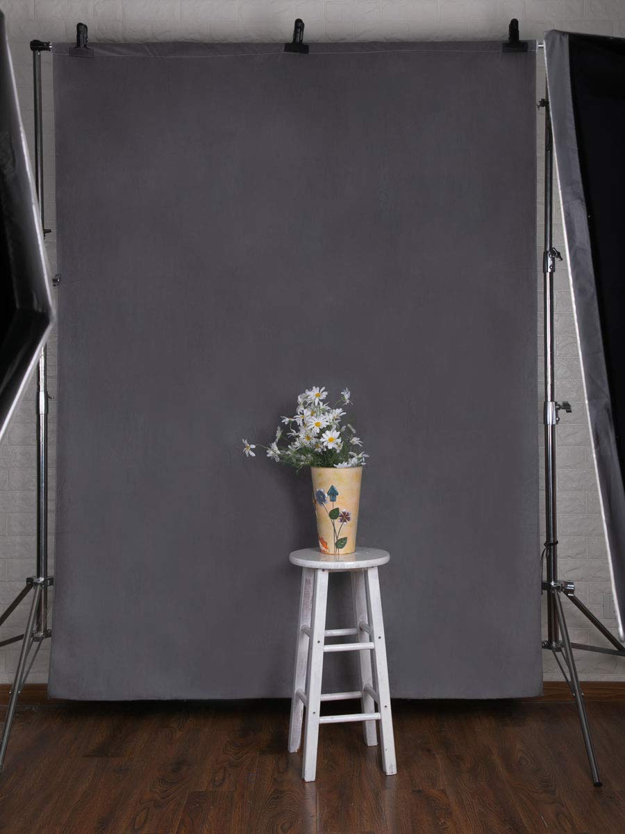 Kate 6Ft  9Ft Solid Gray Backdrop Portrait Background For Photography Studio