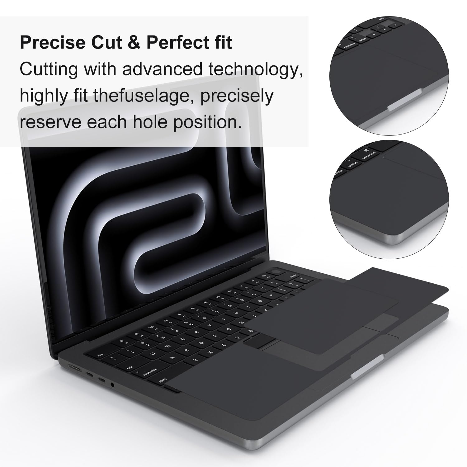 Palm Rest Cover Skin With Trackpad Protector Compatible With 2023 Macbook Pro 14 Inch M3 Pro Max Chip A2992 A2918,Macbook Pro 14