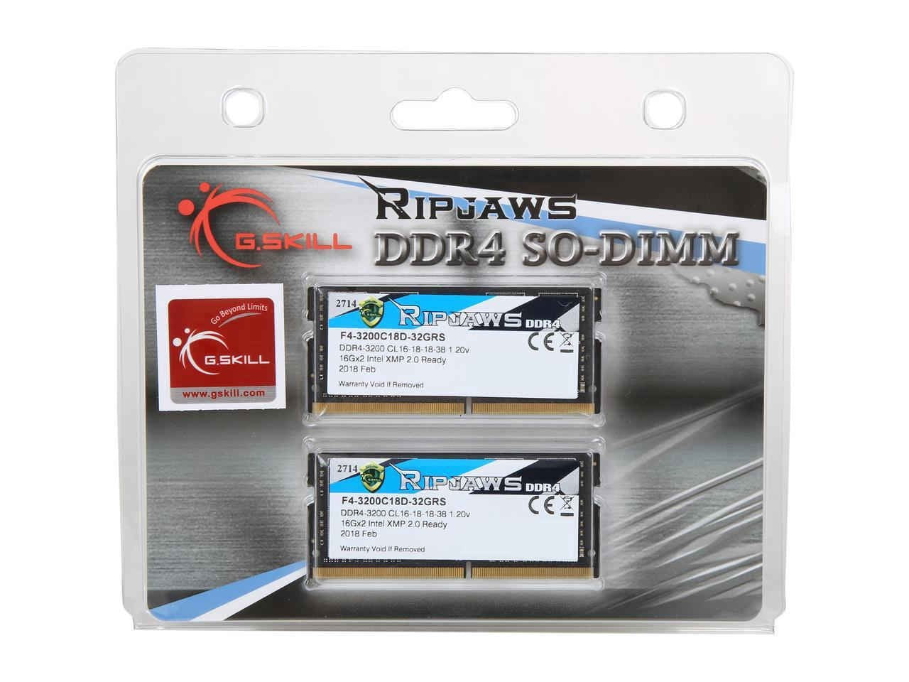 G.Skill Ripjaws 32Gb Ddr4 Sdram Memory Module