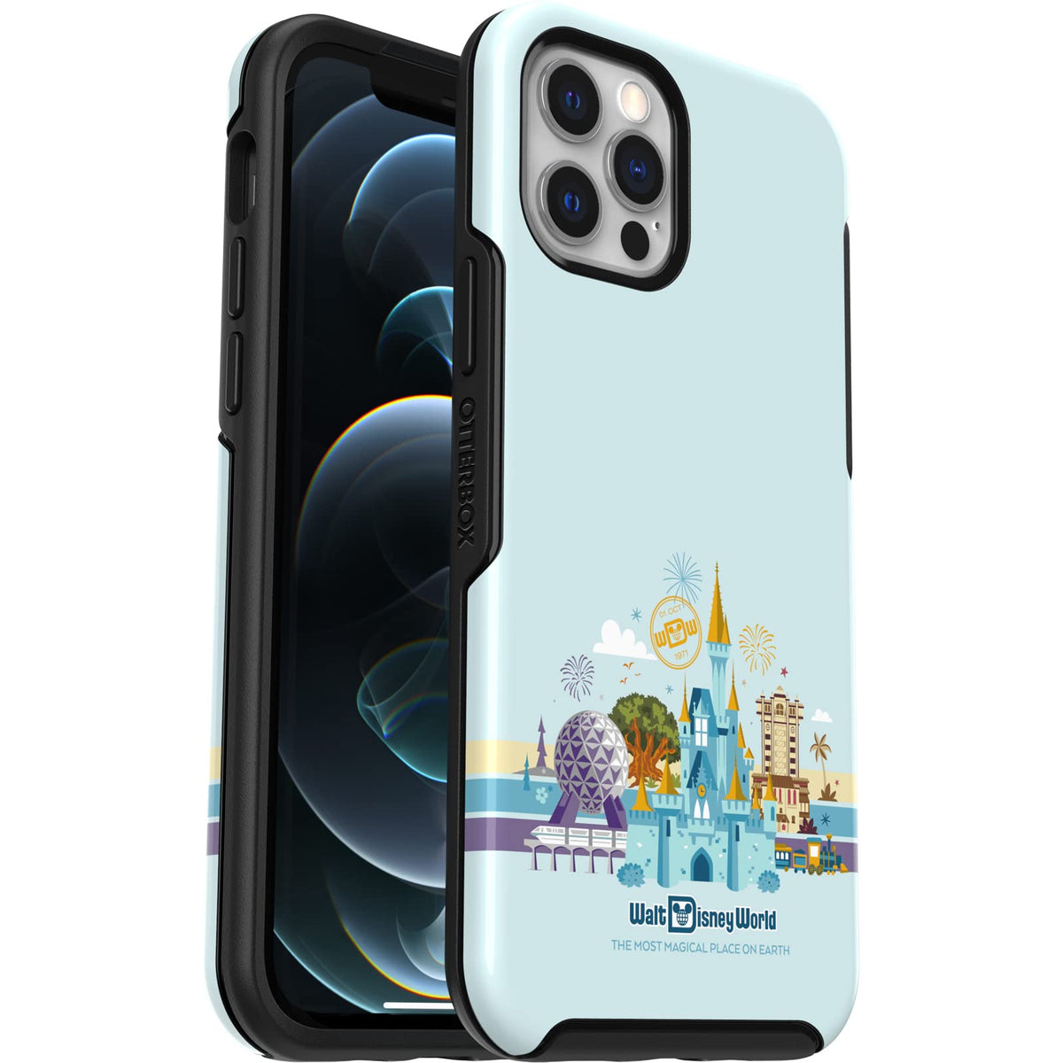 Otterbox Symmetry Series Series Case For Iphone 12 & Iphone 12 Pro   Enigma (Black/Enigma Graphic)
