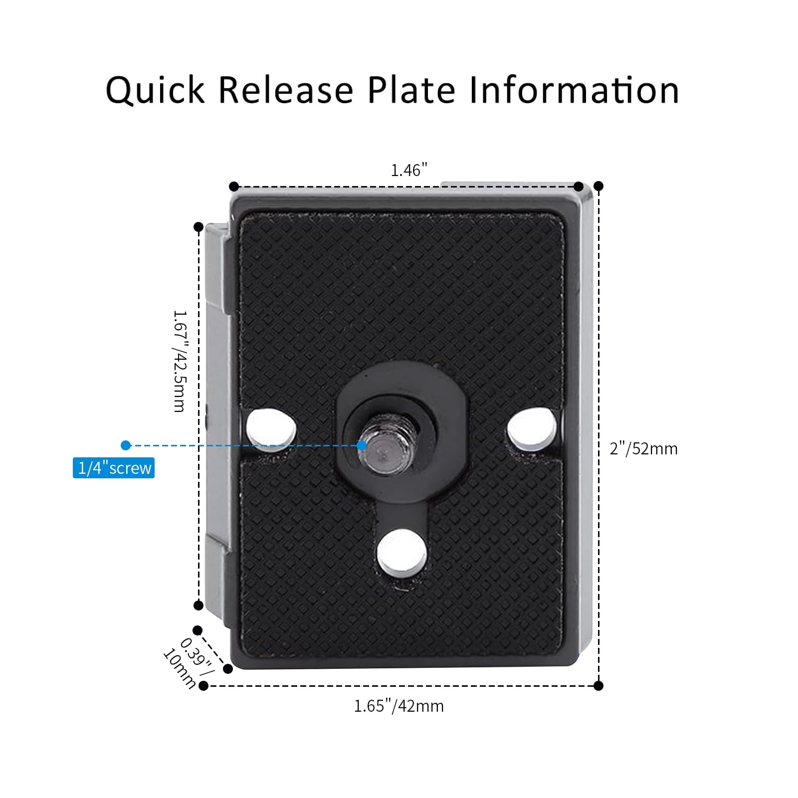 Sequpr 2 Pcs Quick Release Plate Tripod Camera For Manfrotto Mount Plate 200Pl 14 Rc2 Cameras Tripod Head