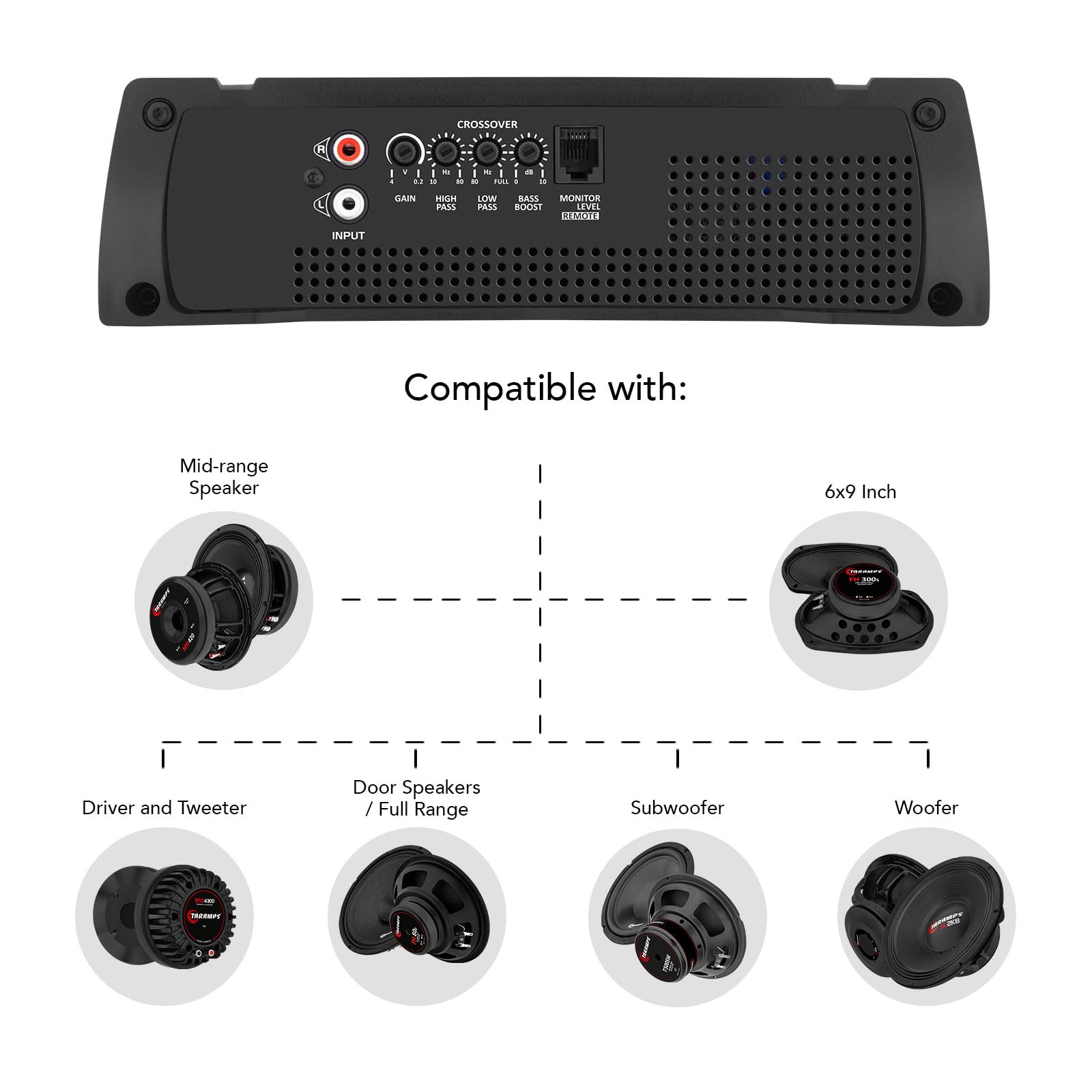 Taramps Hd 3000 4 Ohms 3000W Rms Car Sound Amplifier Module