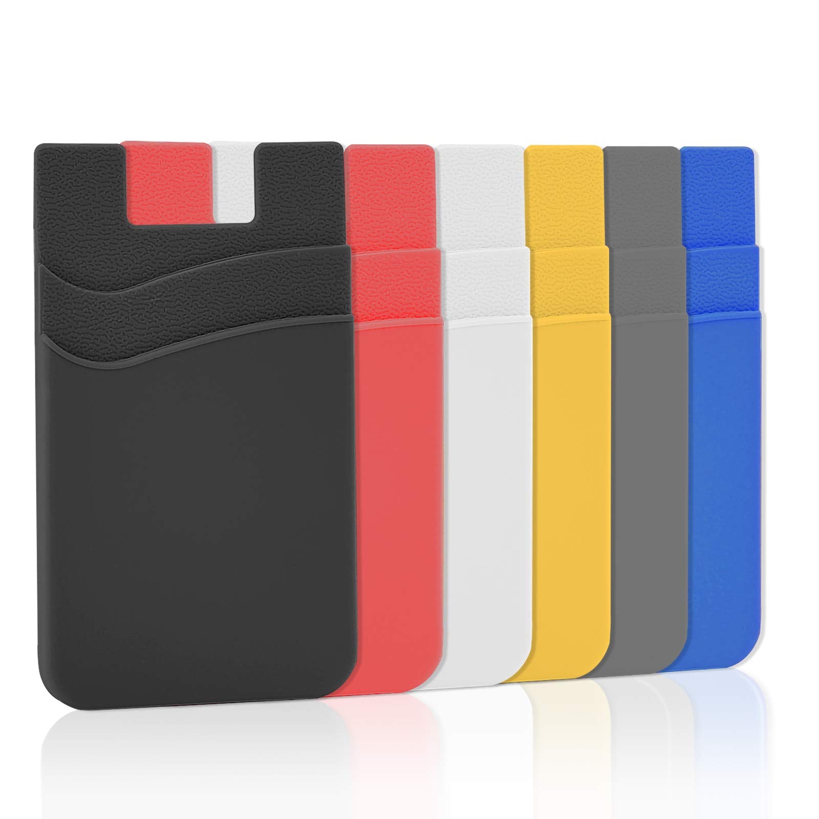 Senose Phone Wallet, Phone Card Holder Stick On Silicone Credit Card Holder For Back Of Phone, Business Card & Id Compatible For