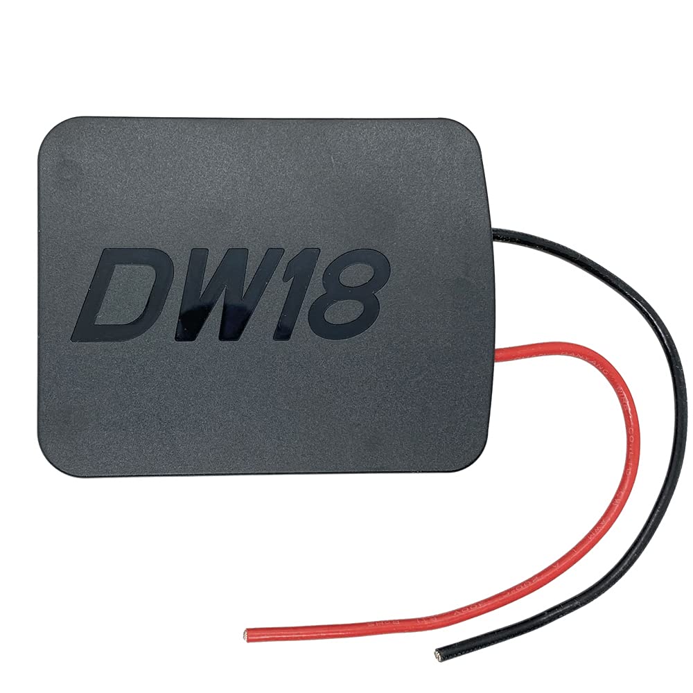 Battery Adapter For Dewalt 18V 20V Max Battery Dock Adapter Power Mount Dock Holder With 12Awg Wires, Battery Converter Connecto