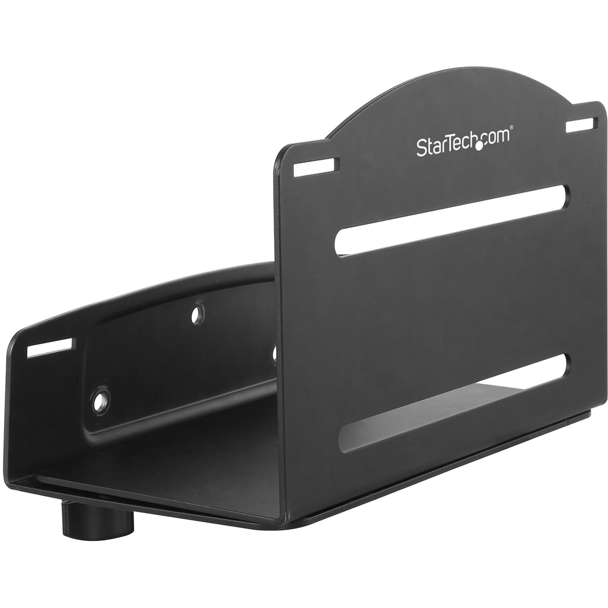 Startech.Com Wall Mount Cpu Holder   Adjustable Width 4.8In To 8.3In   Metal   Computer Tower Mounting Bracket For Desktop Pc (C